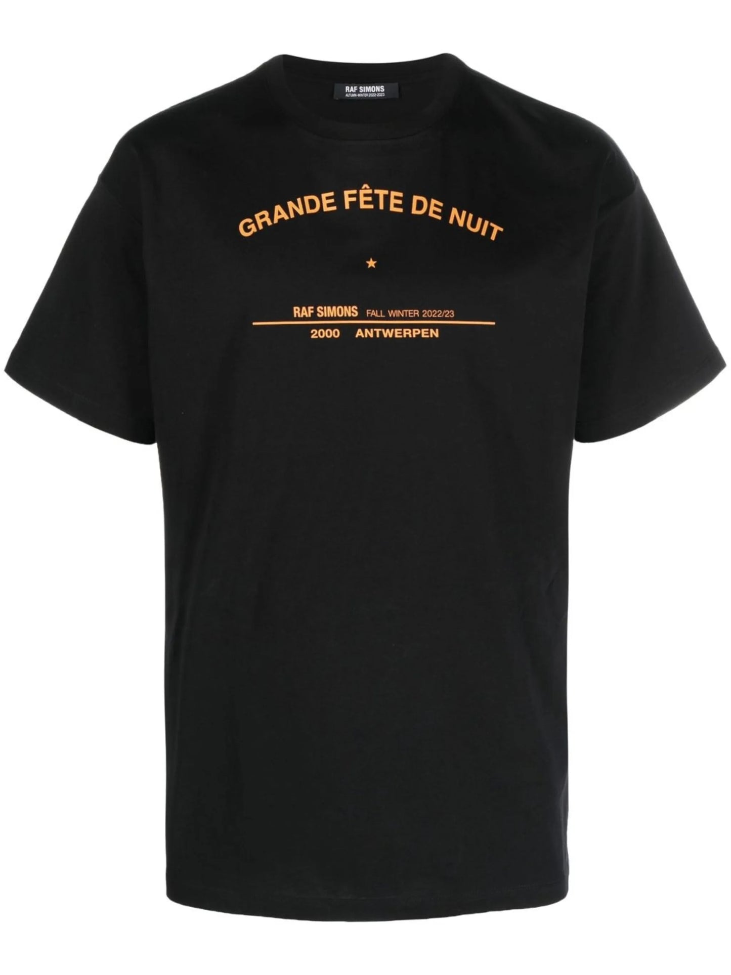 slogan-print crew-neck T-shirt