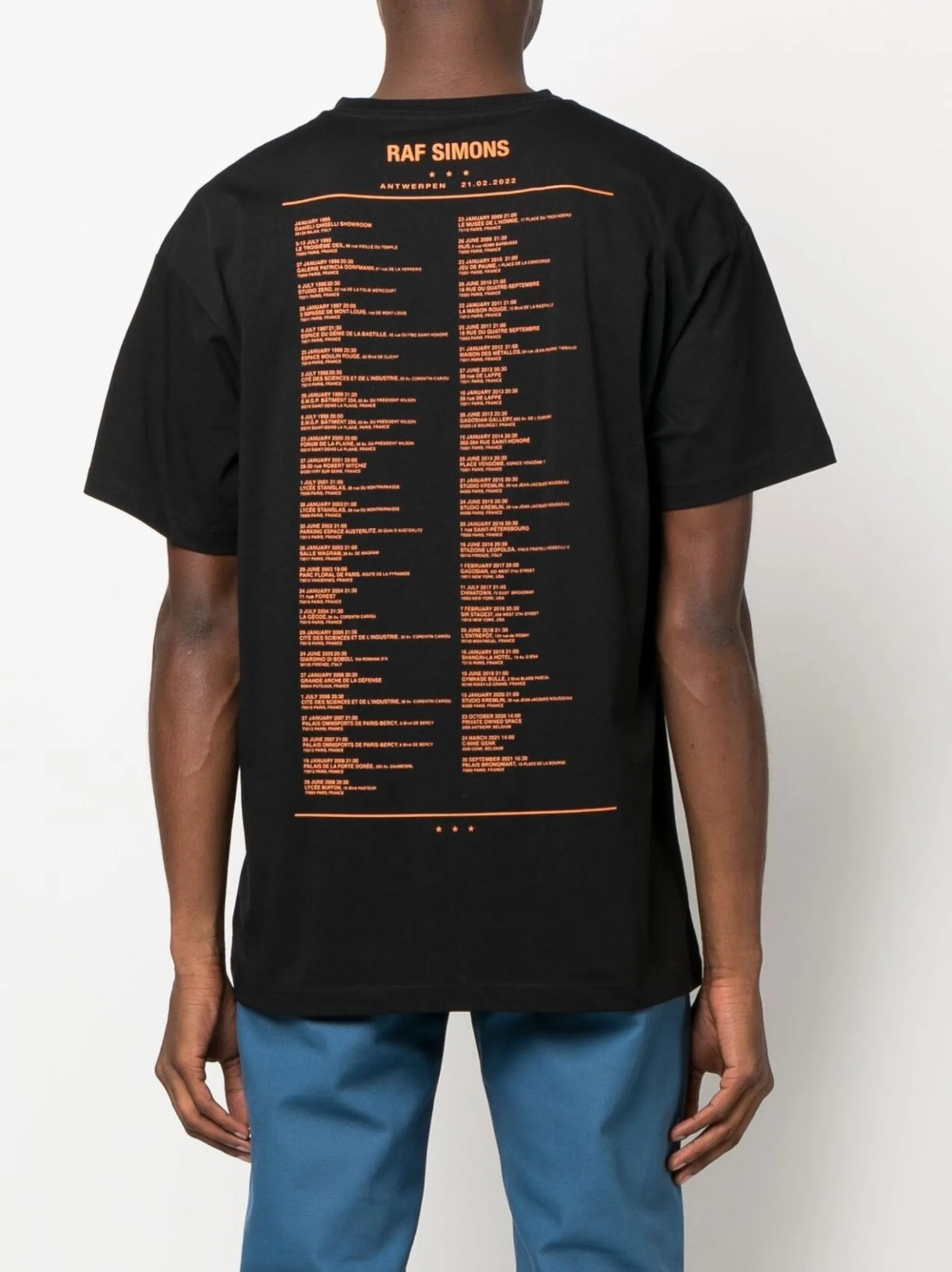 slogan-print crew-neck T-shirt