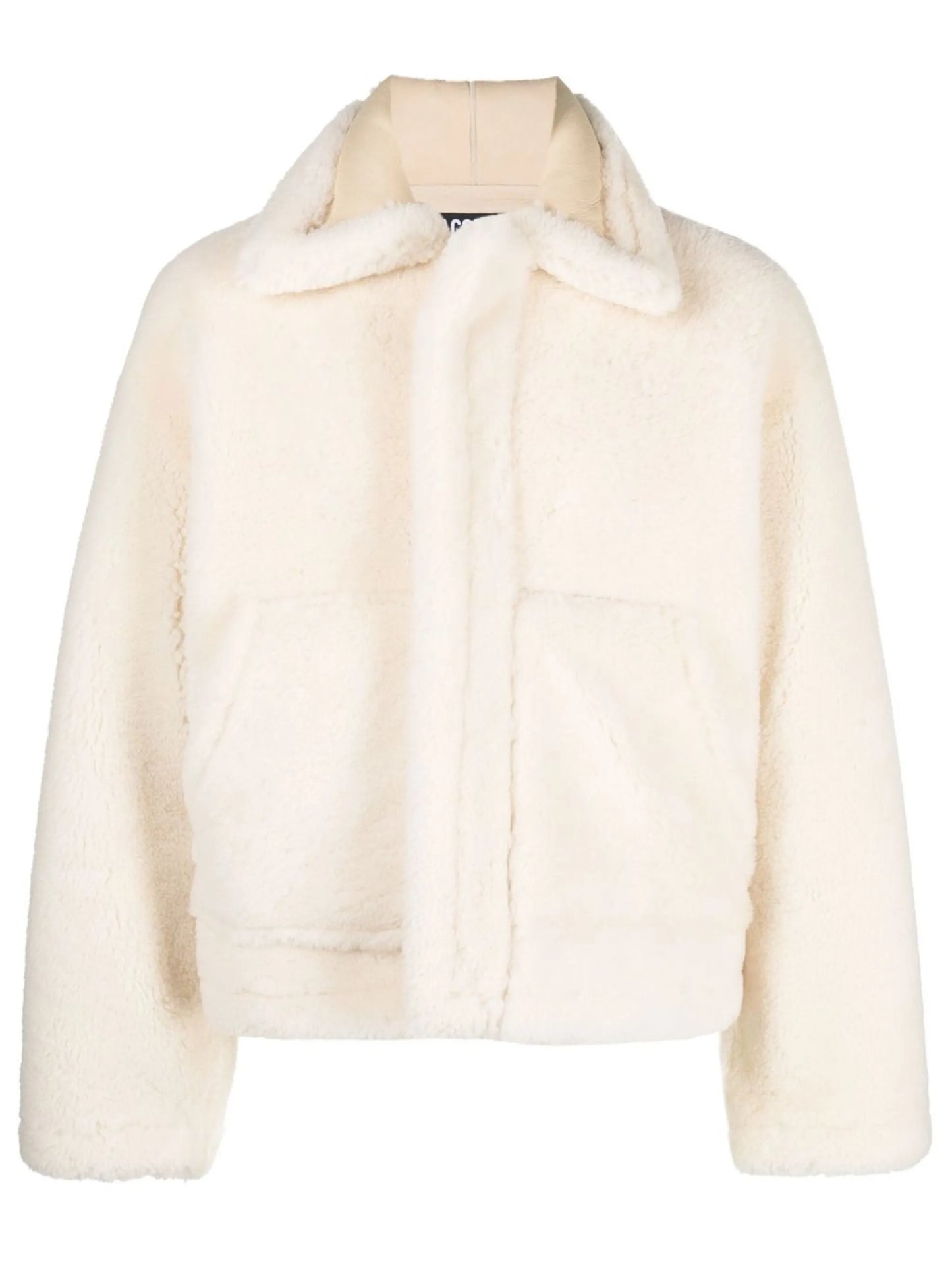 shearling bomber jacket