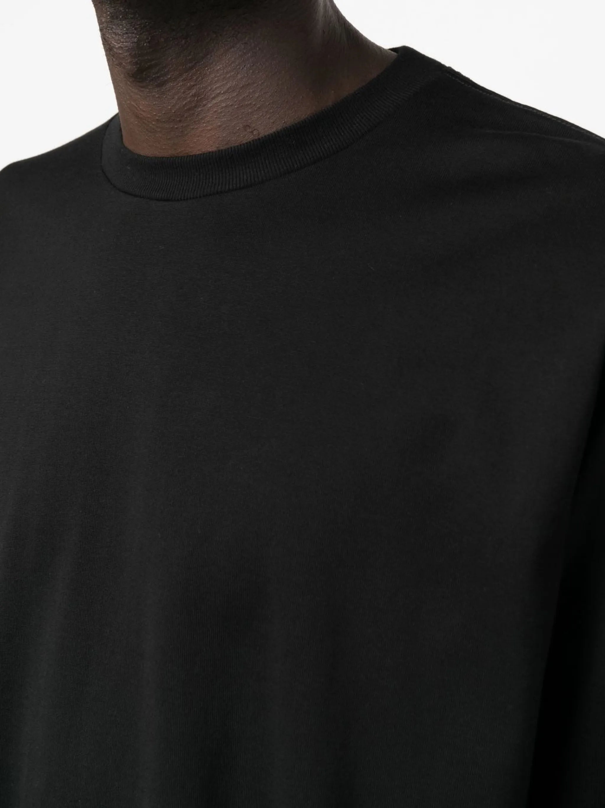 long-sleeve round-neck top