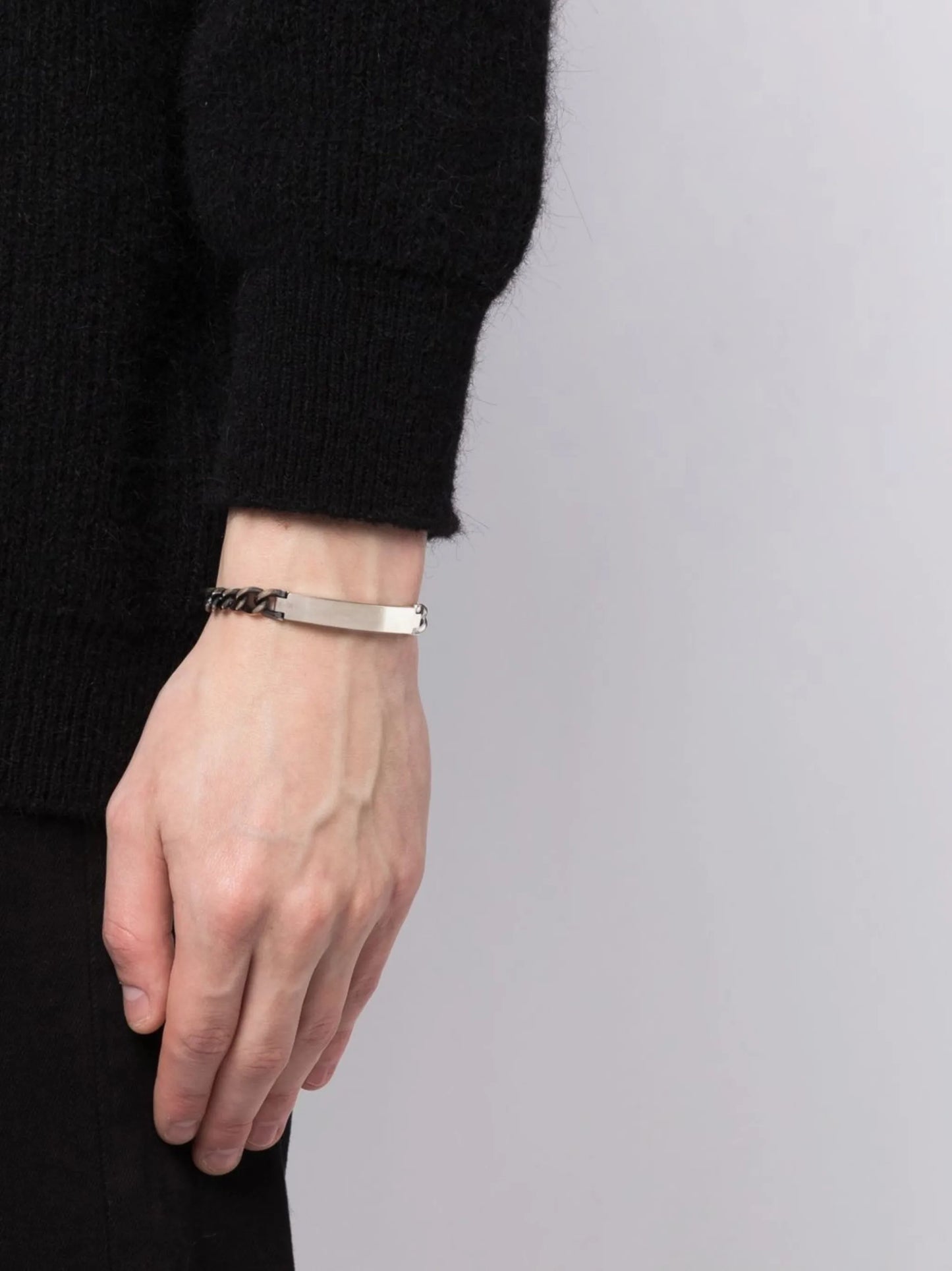 sterling silver ID bracelet