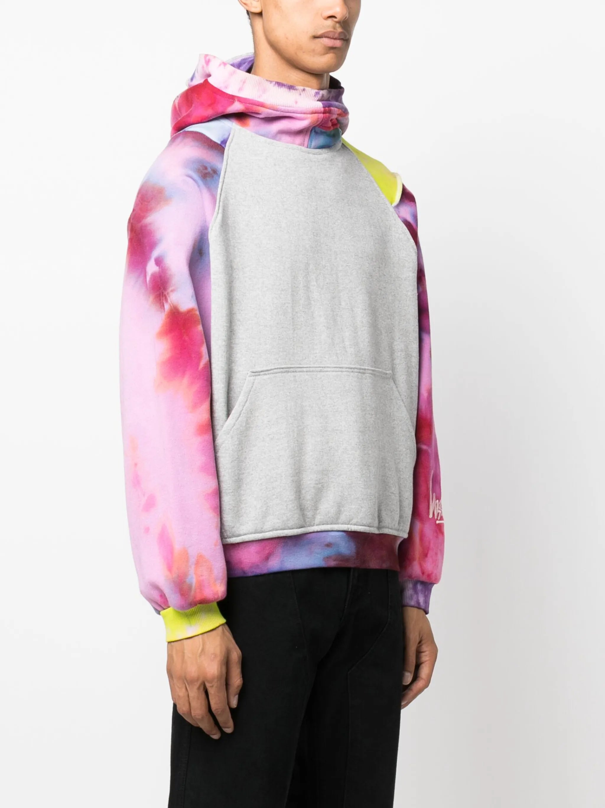 x Peter Simmonds panelled cotton hoodie