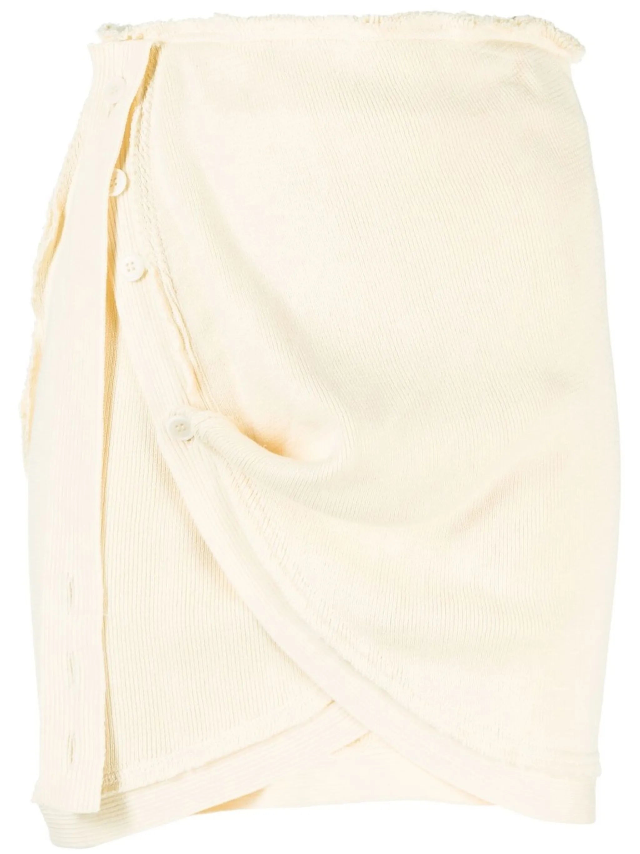 cotton draped skirt