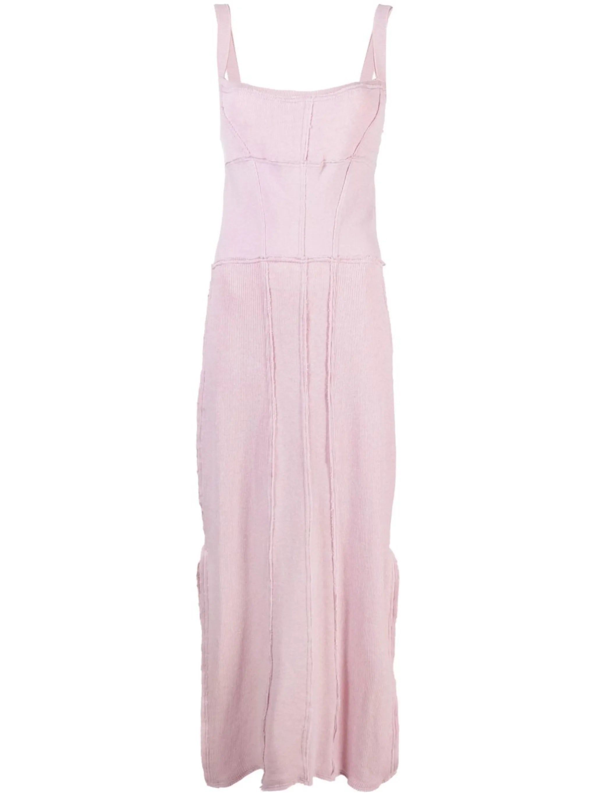 Knit corset-style slip dress