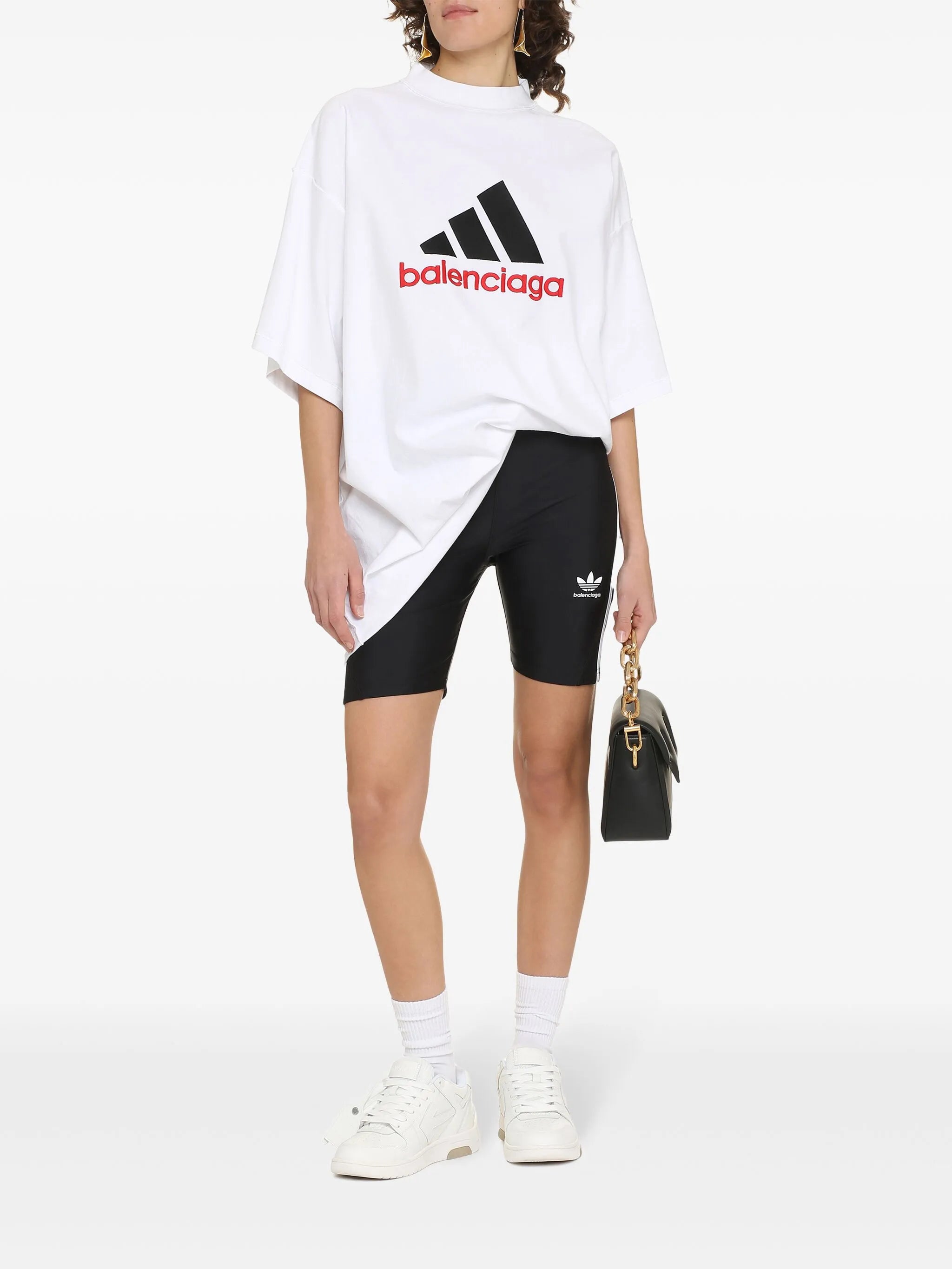 x adidas logo-print T-shirt