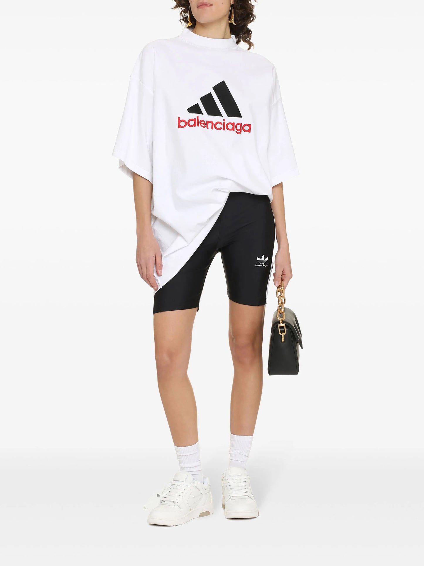 x adidas logo-print T-shirt
