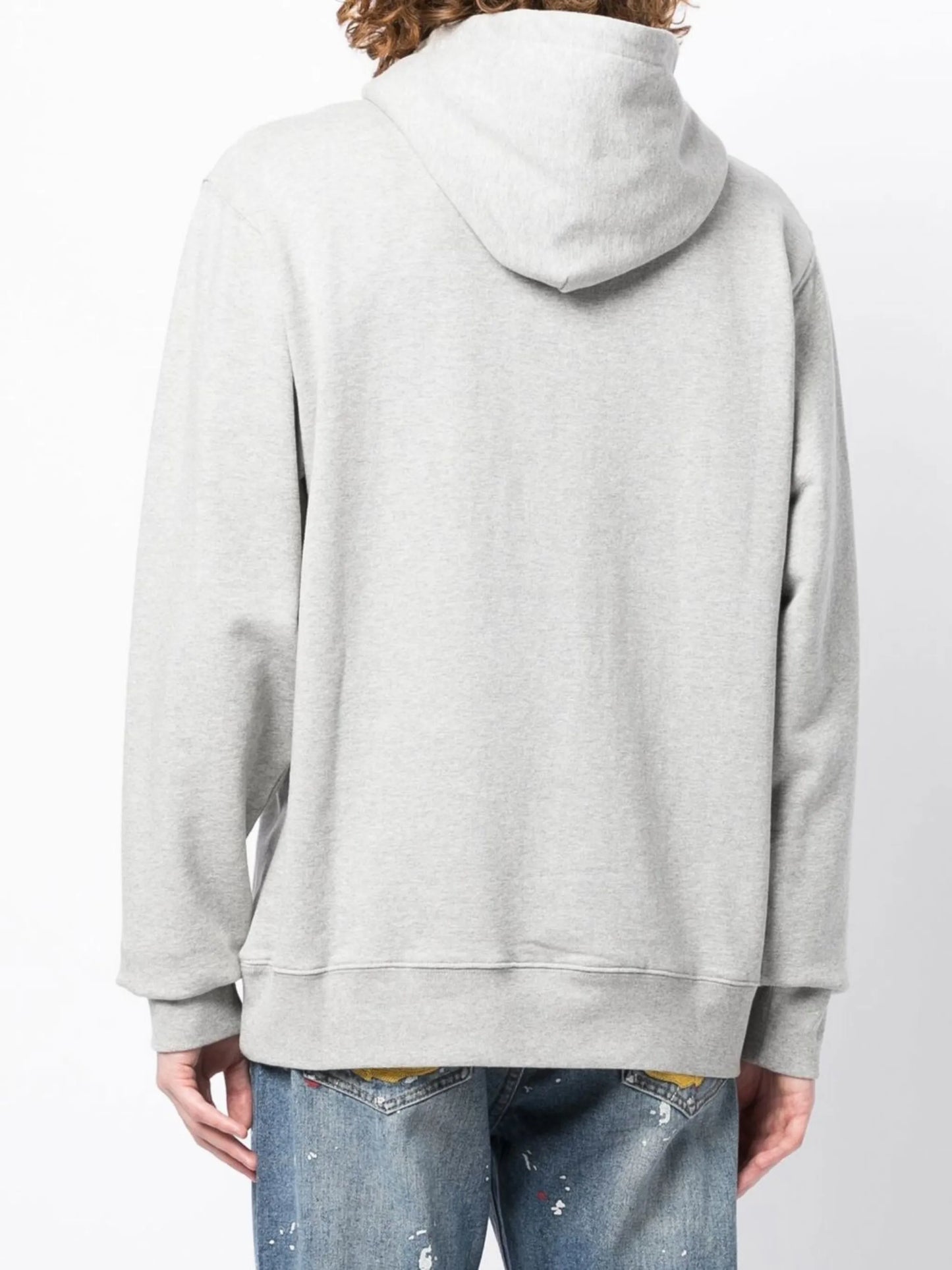 logo-print cotton hoodie
