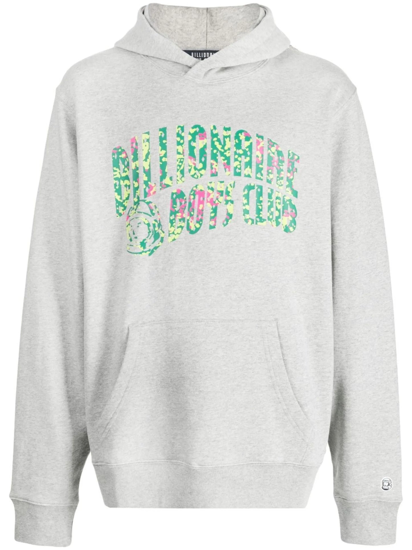 logo-print cotton hoodie