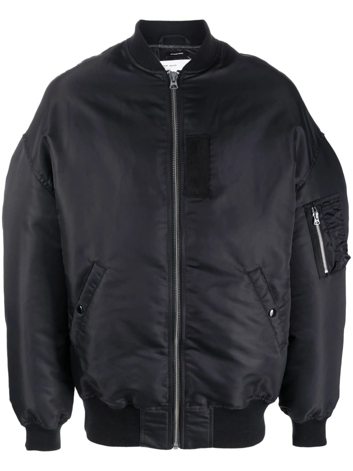 zip-detailing down bomber jacket