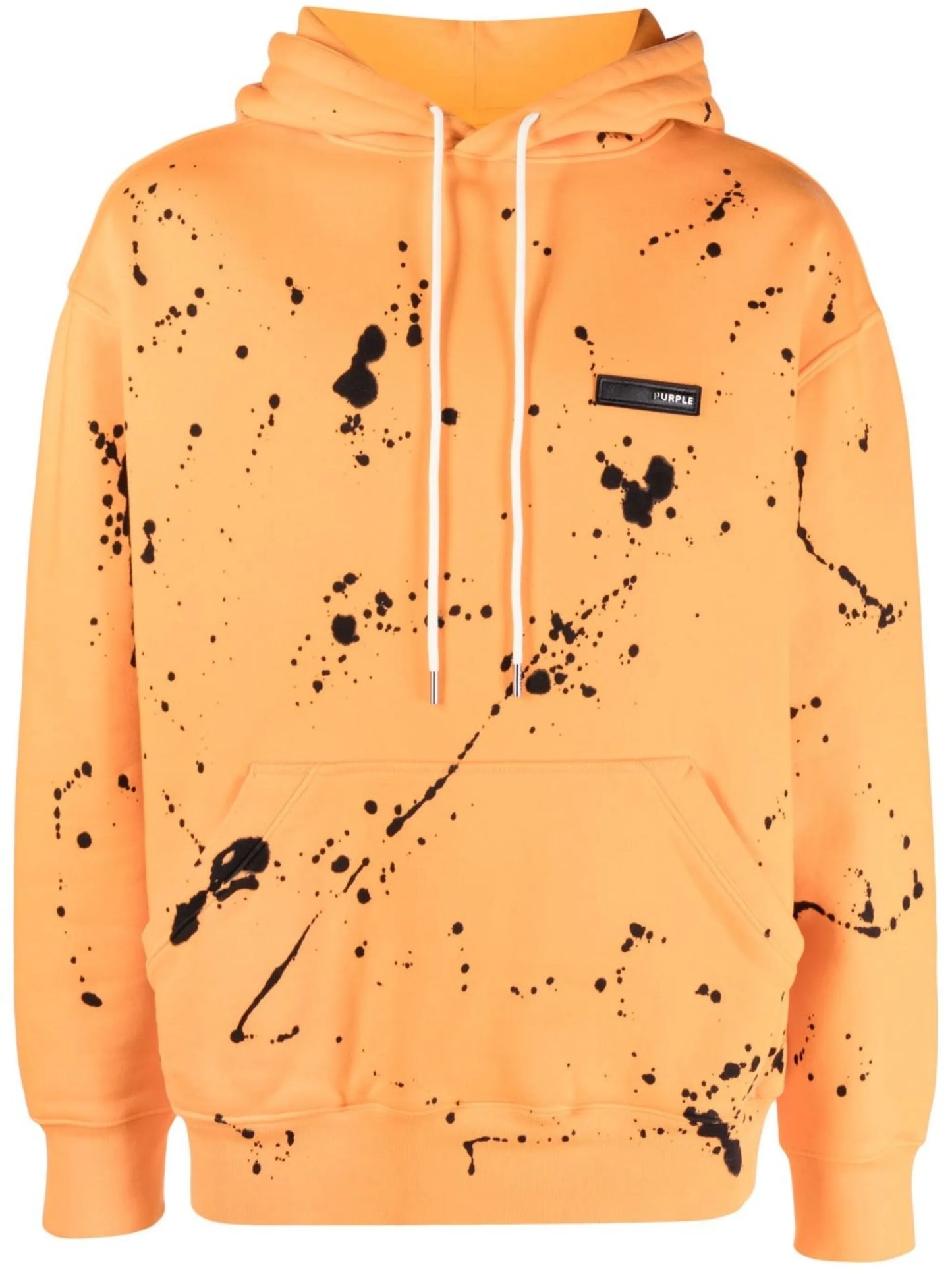 Yellow Paint Splatter Hoodie