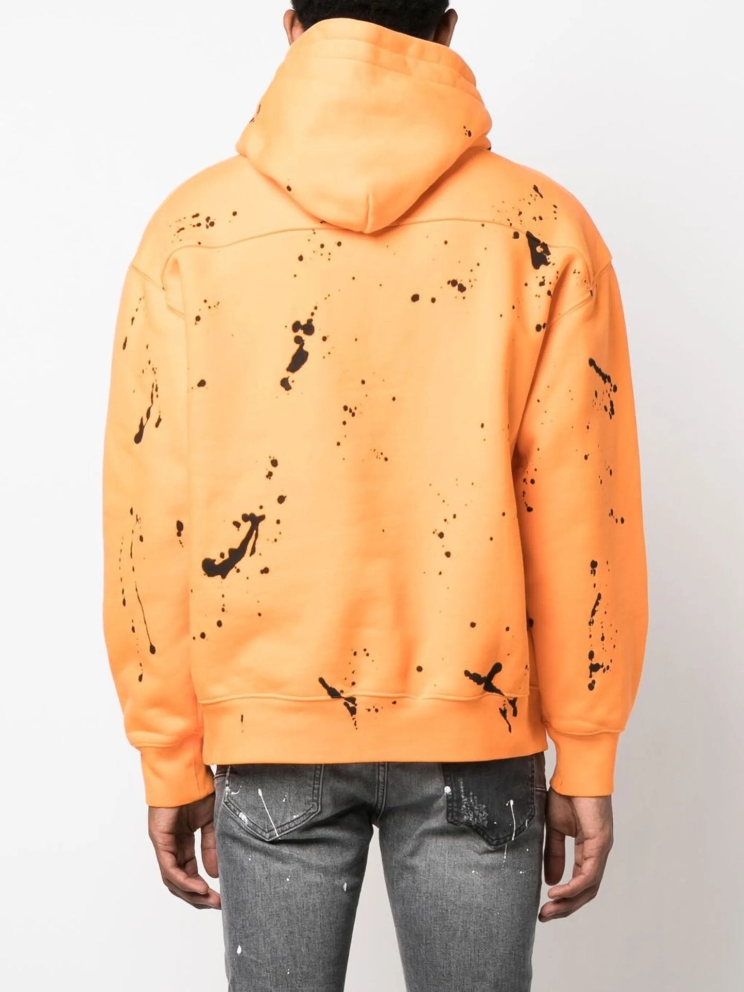 Yellow Paint Splatter Hoodie