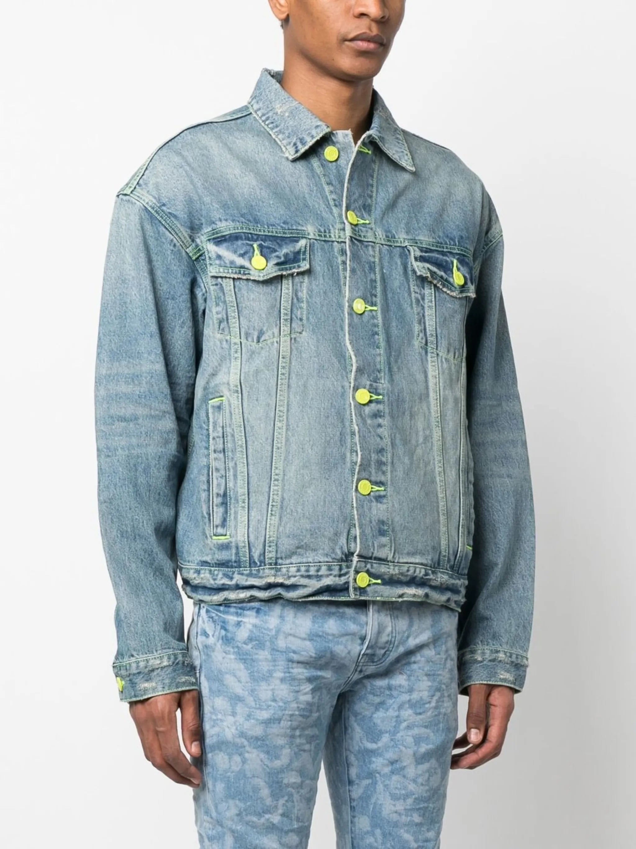 vintage washed denim jacket