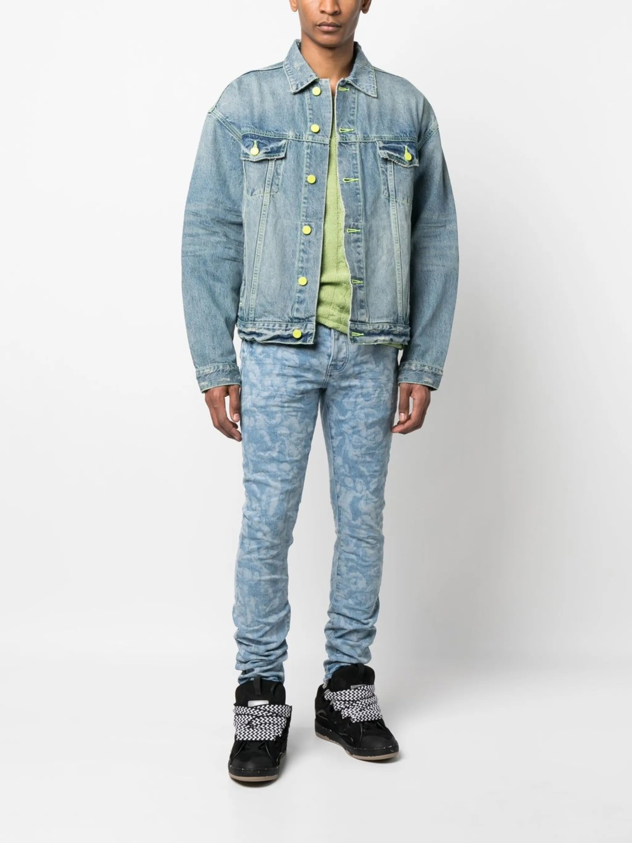 vintage washed denim jacket