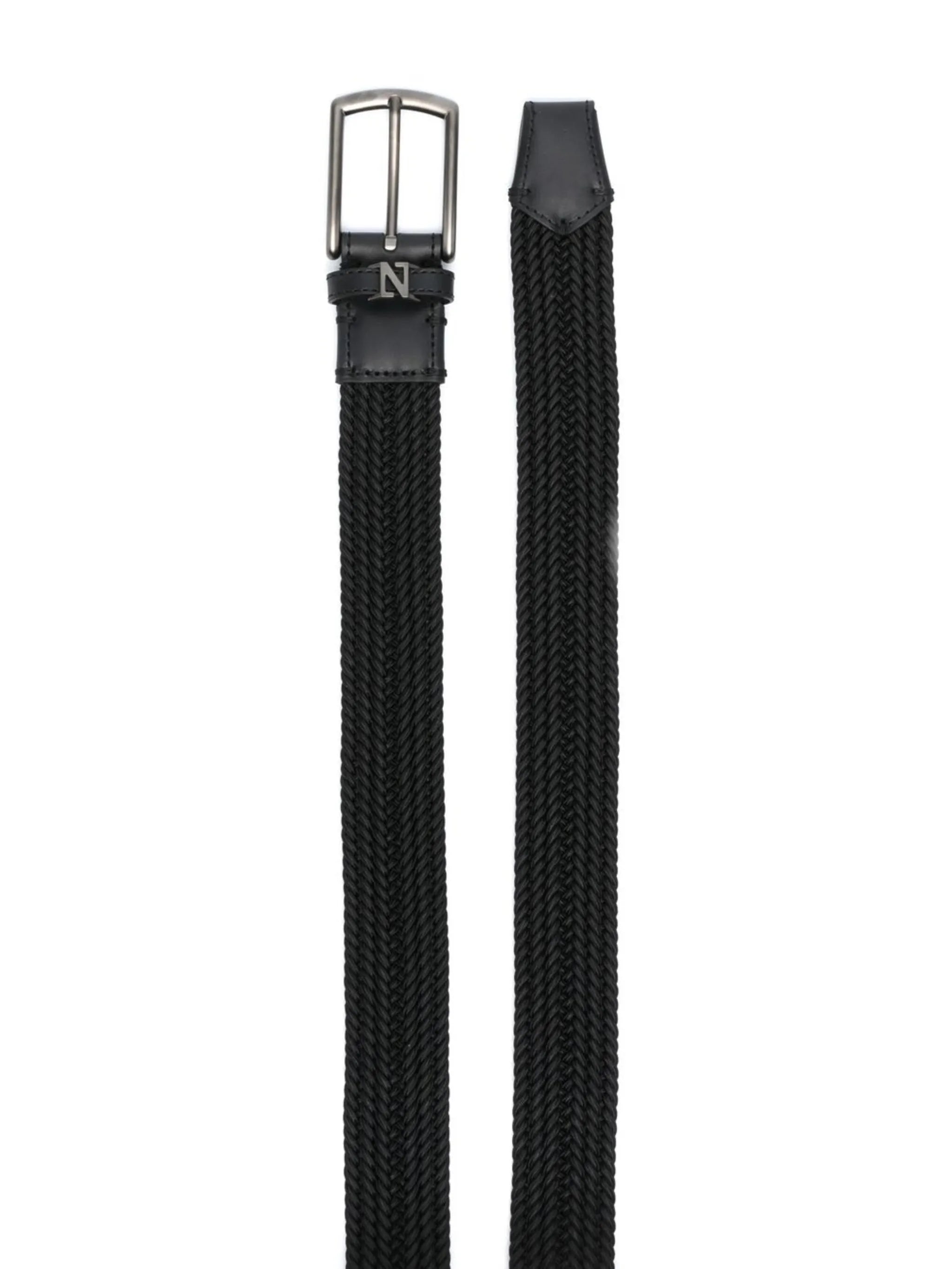 Triple Stitch interwoven buckle belt