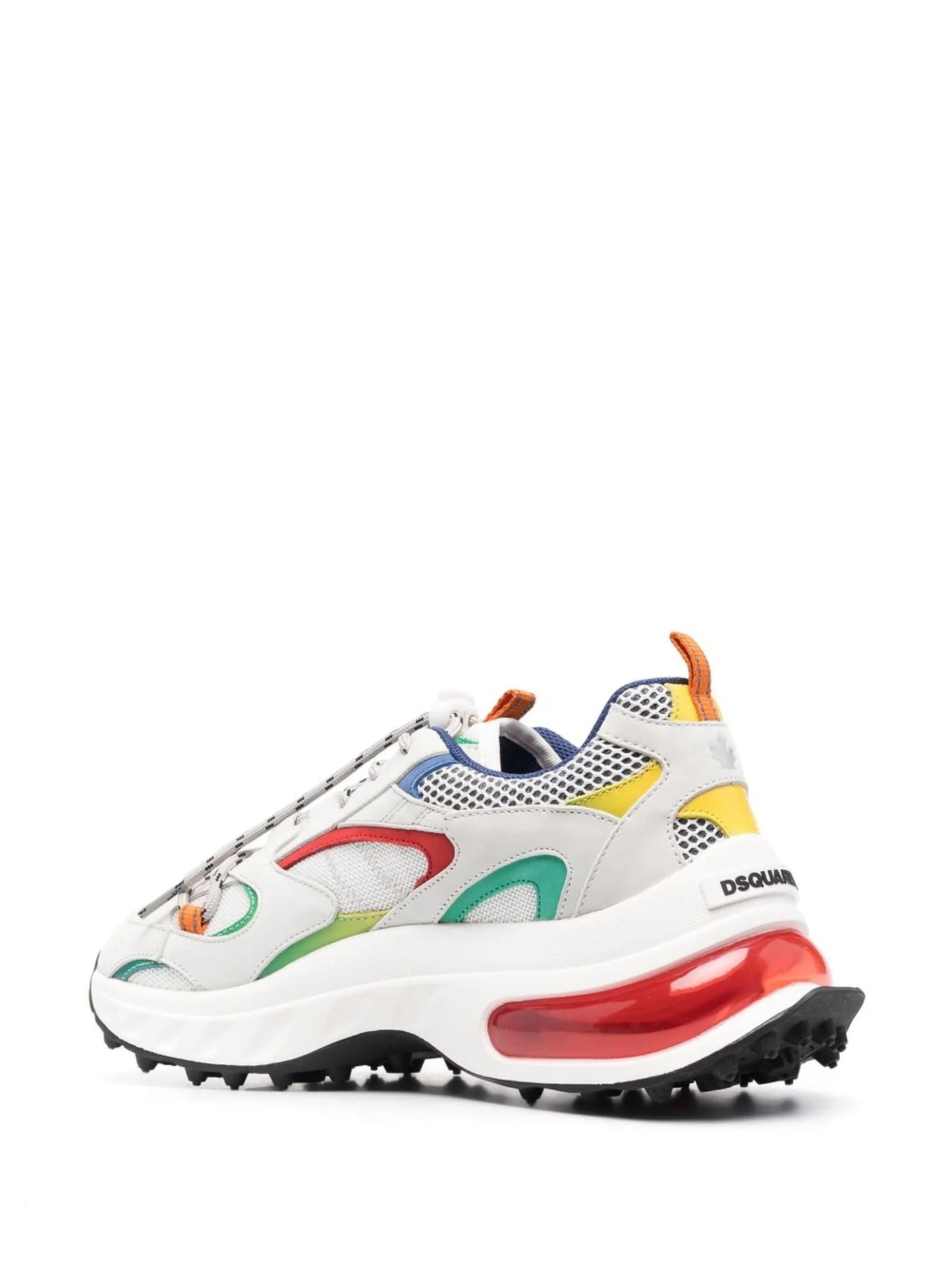 multi-panel lace-up sneakers