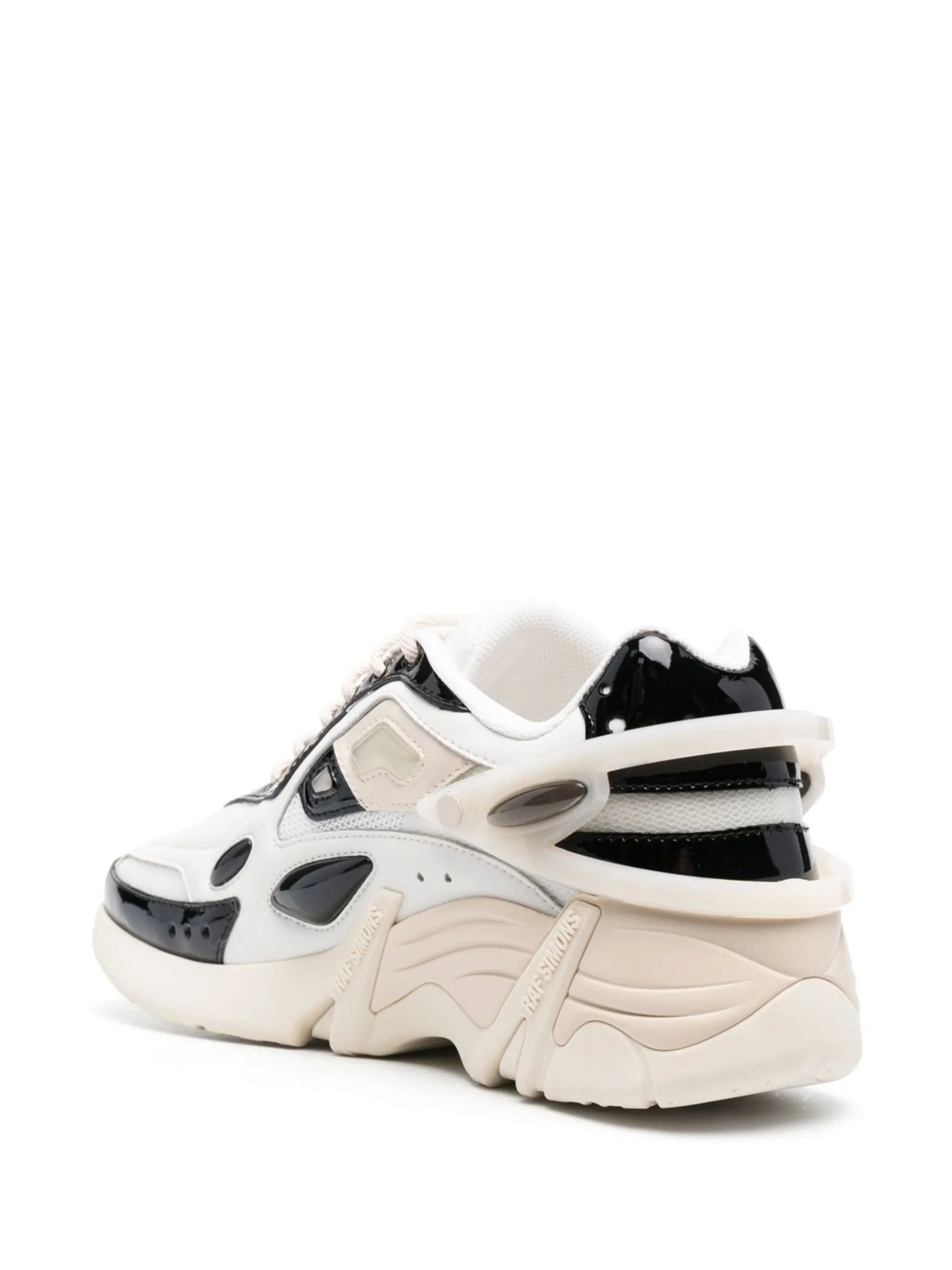 multi-panel lace-up sneakers