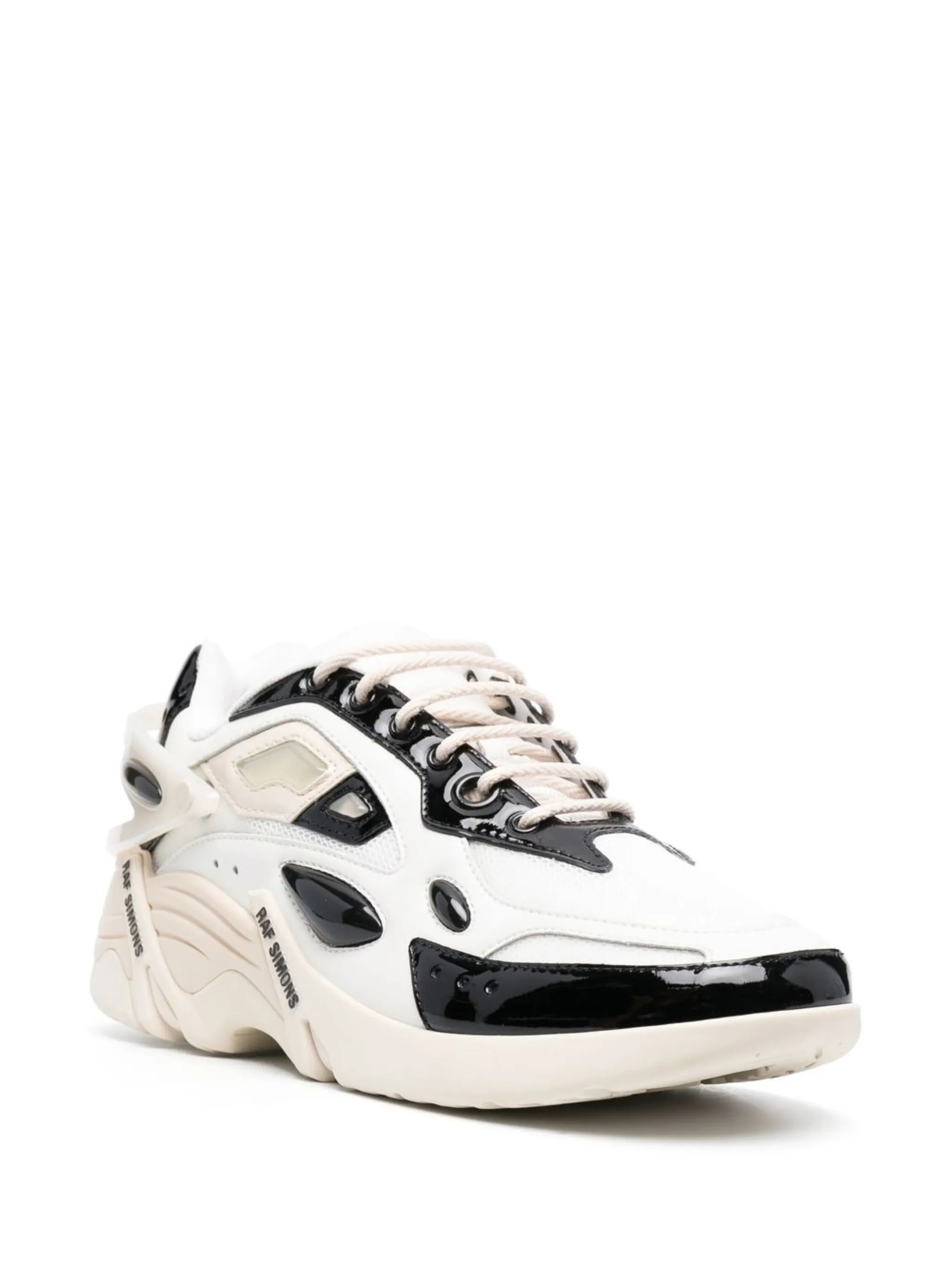 multi-panel lace-up sneakers