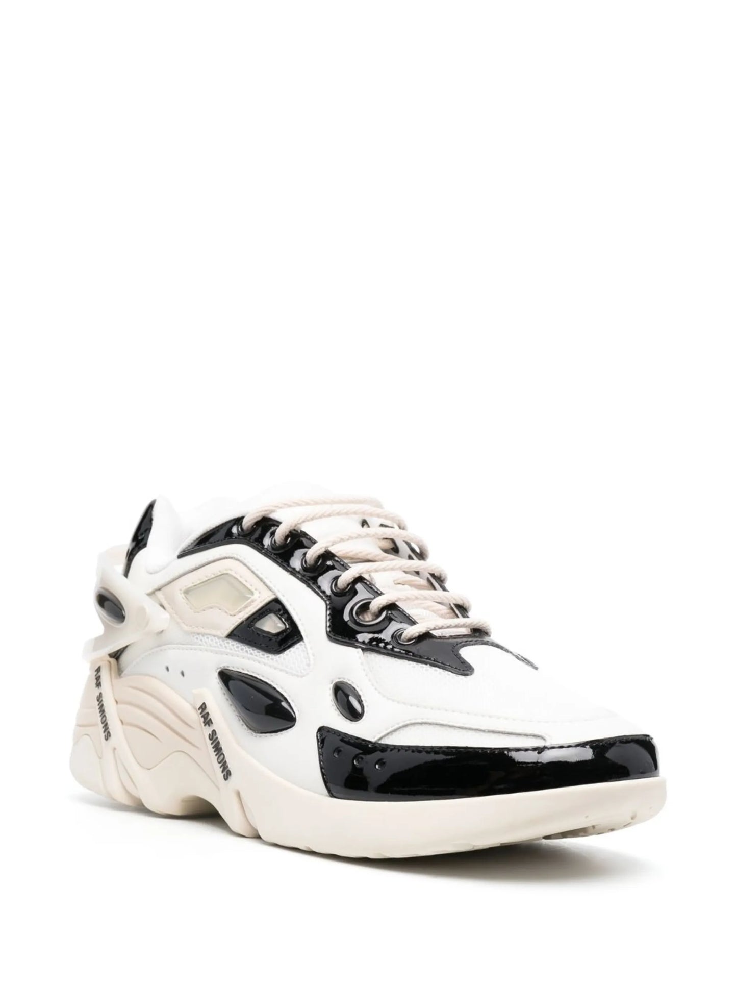 multi-panel lace-up sneakers