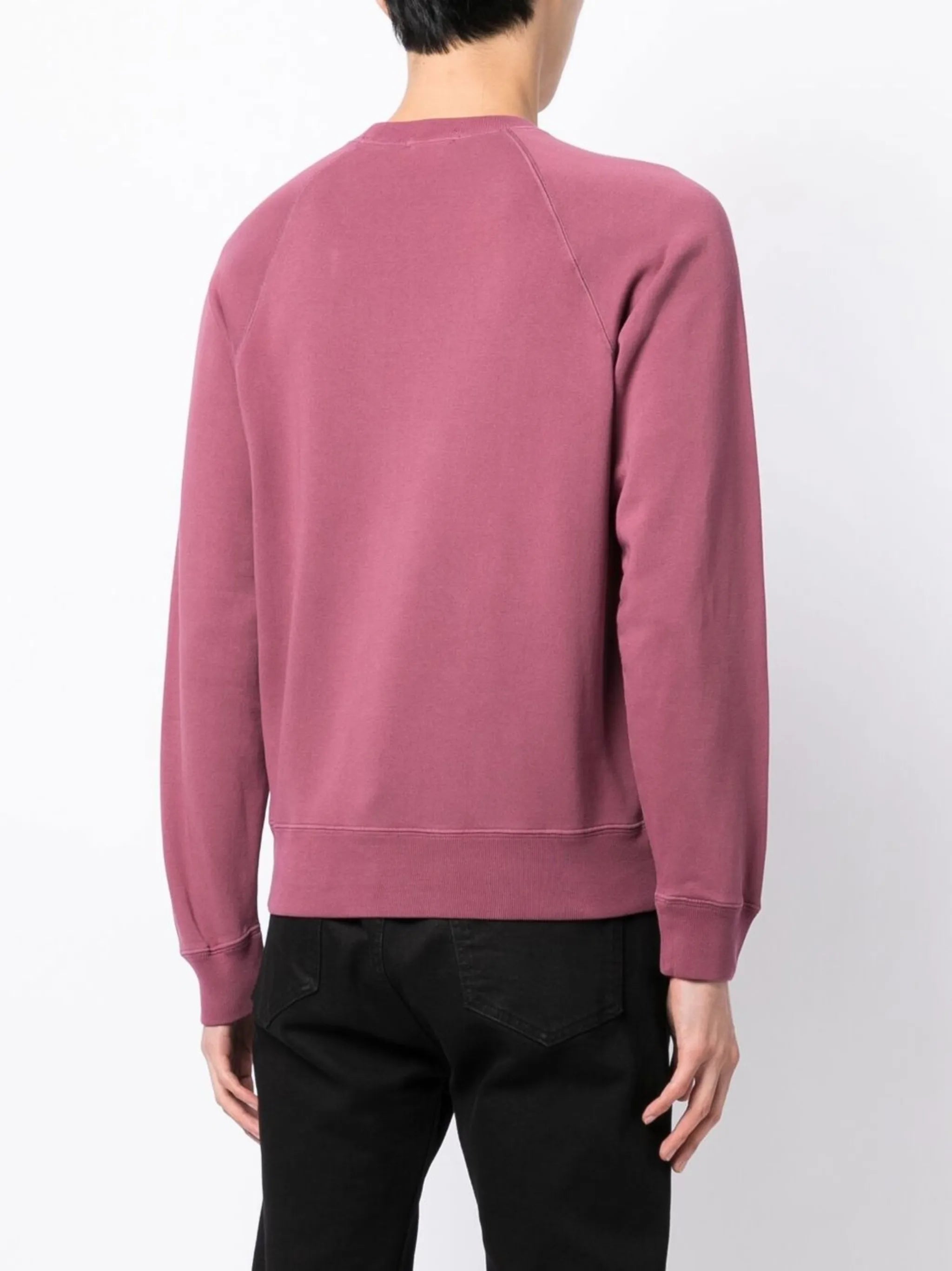 crew-neck cotton jumper