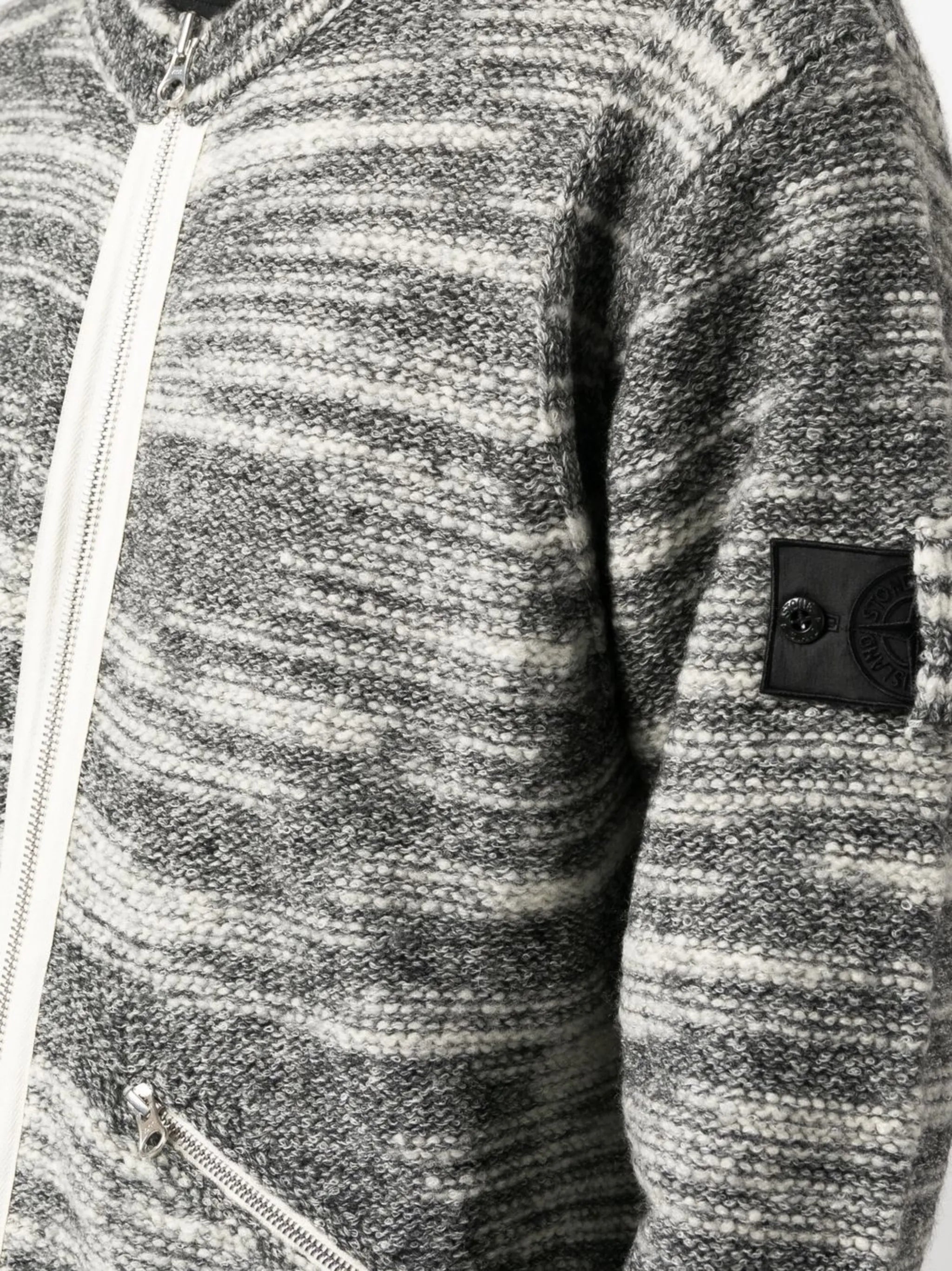 logo-patch crew-neck jumper