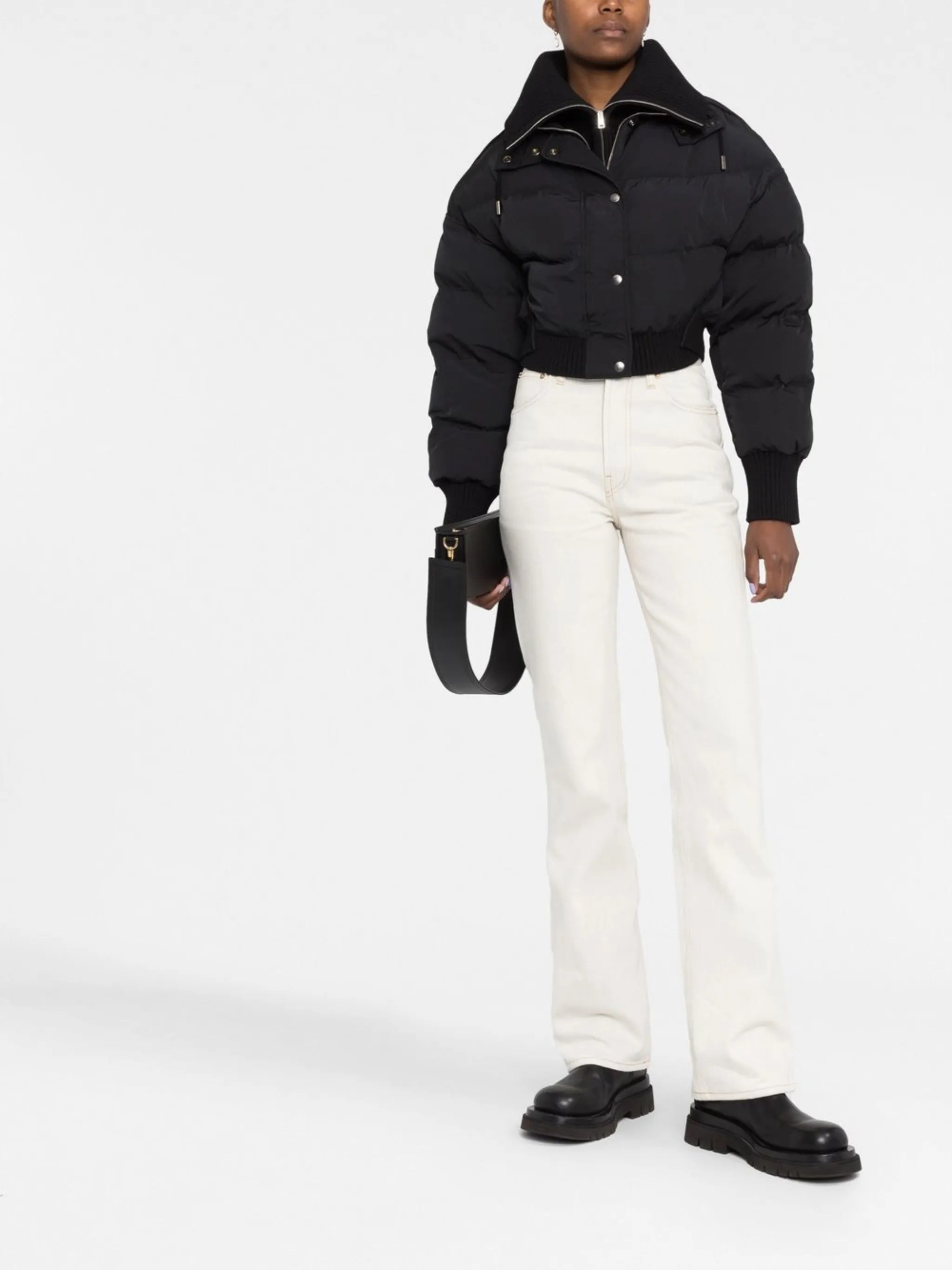 Briciola cropped puffer jacket