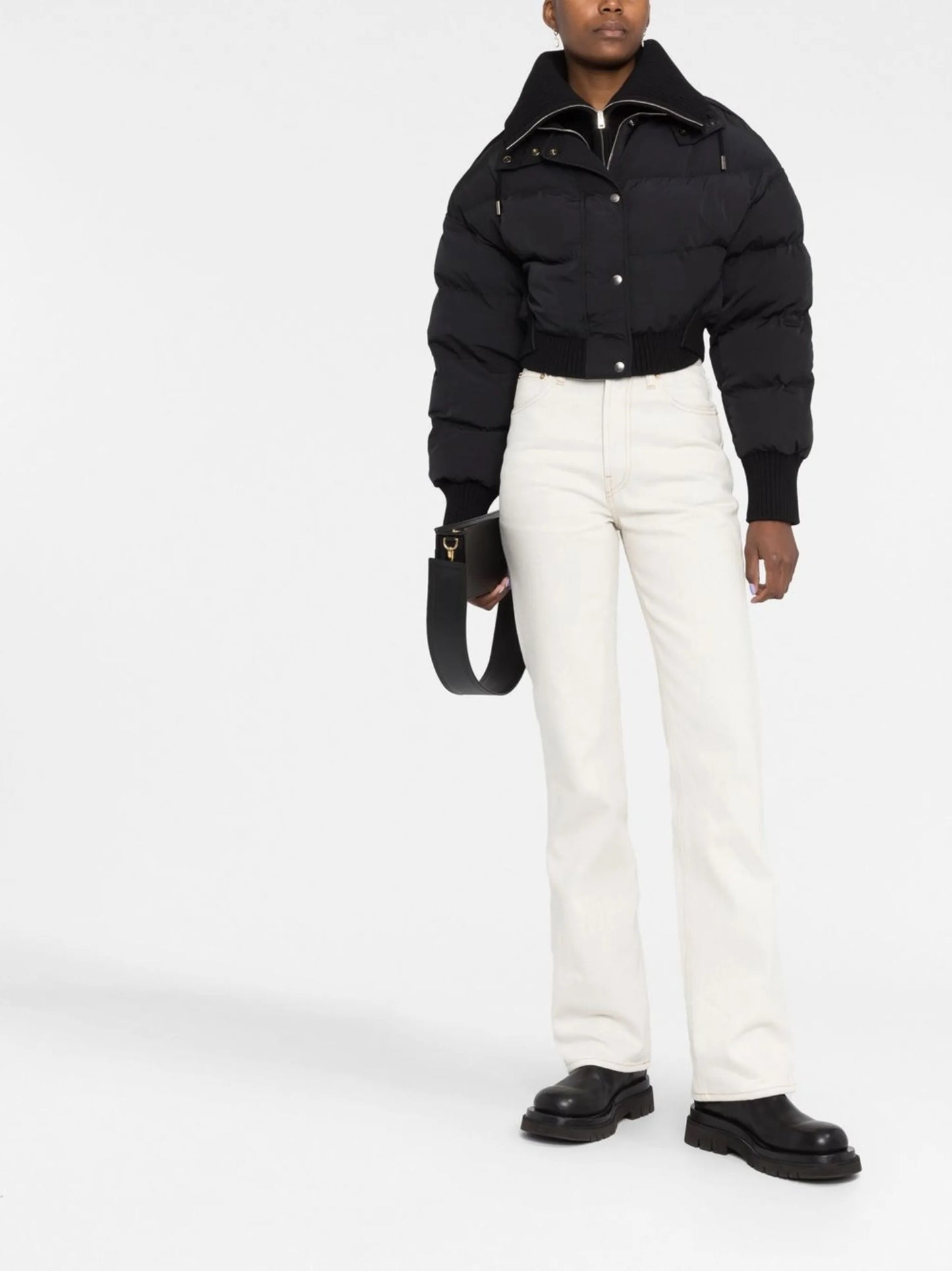 Briciola cropped puffer jacket