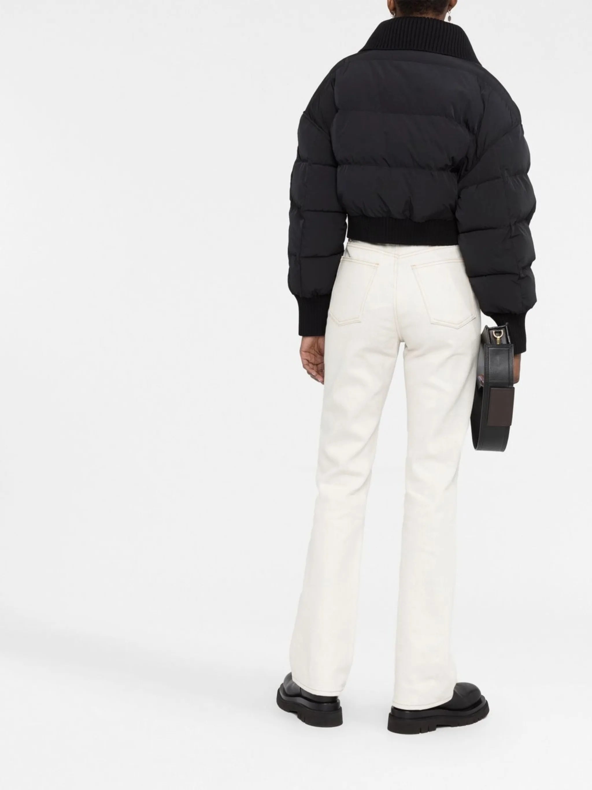 Briciola cropped puffer jacket
