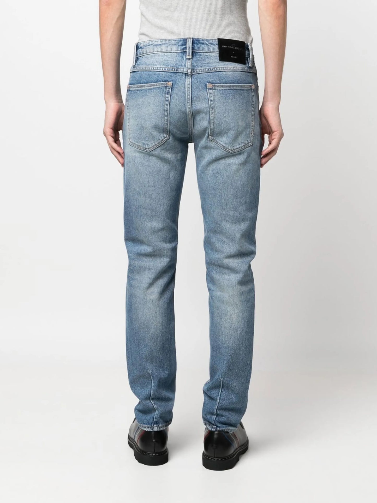 x Jean-Michel Basquiat mid-rise straight-leg jeans
