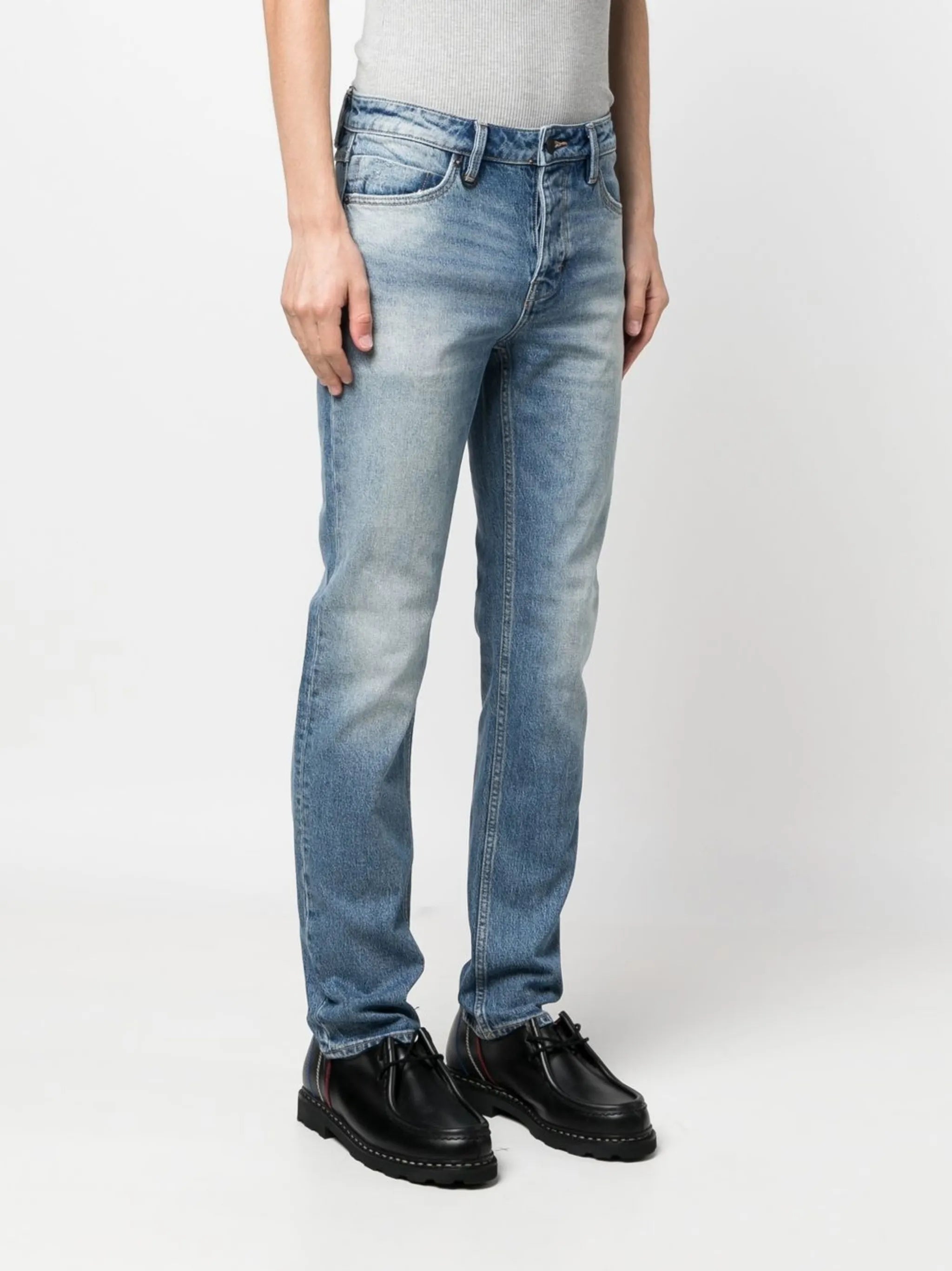 x Jean-Michel Basquiat mid-rise straight-leg jeans