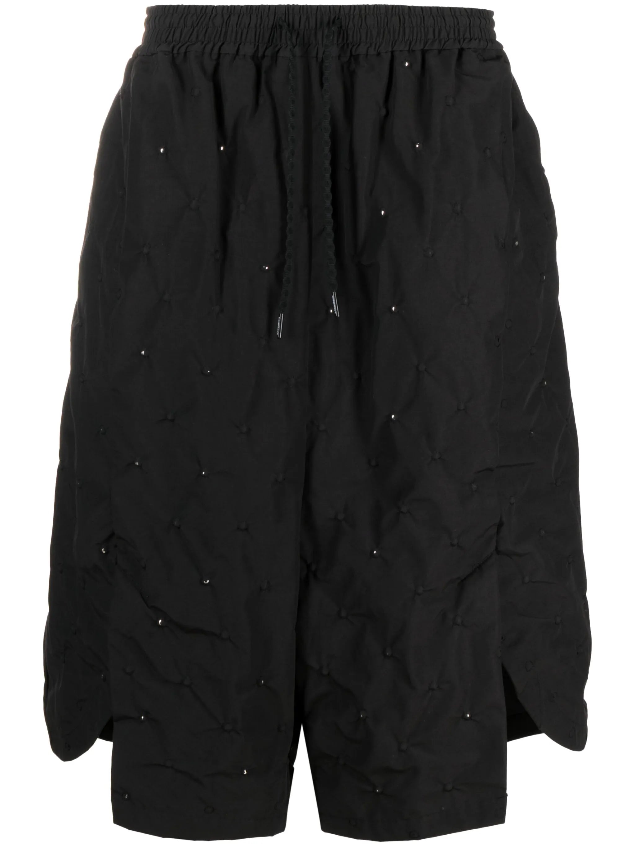 Carroll long drop-crotch shorts