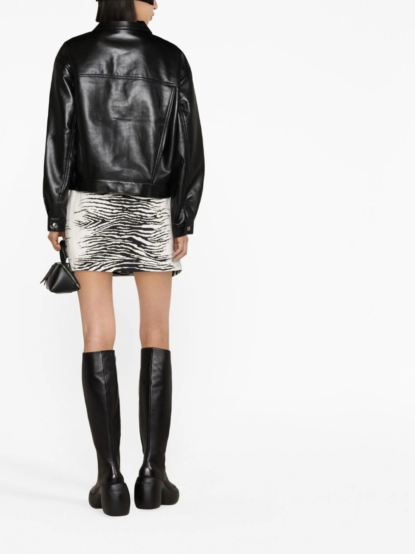 Charli recycled leather jacket