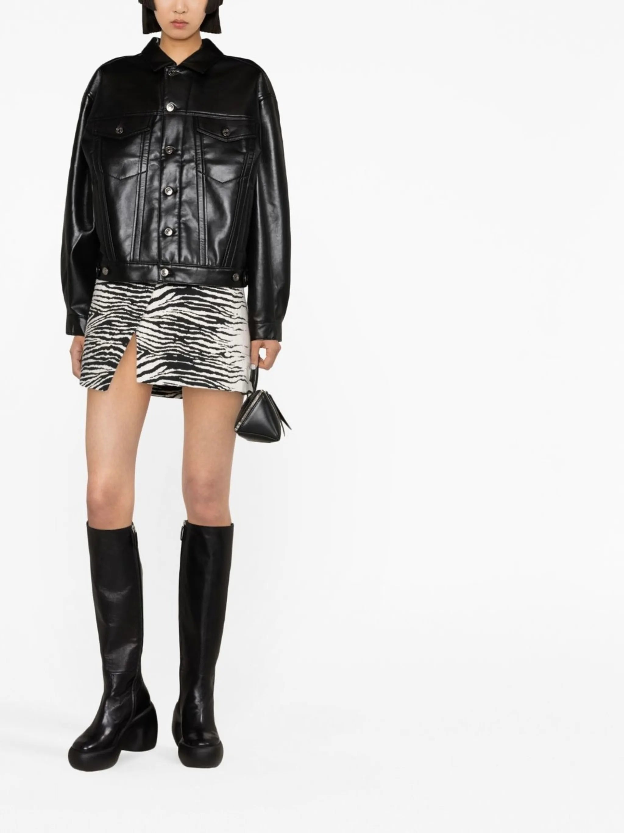 Charli recycled leather jacket
