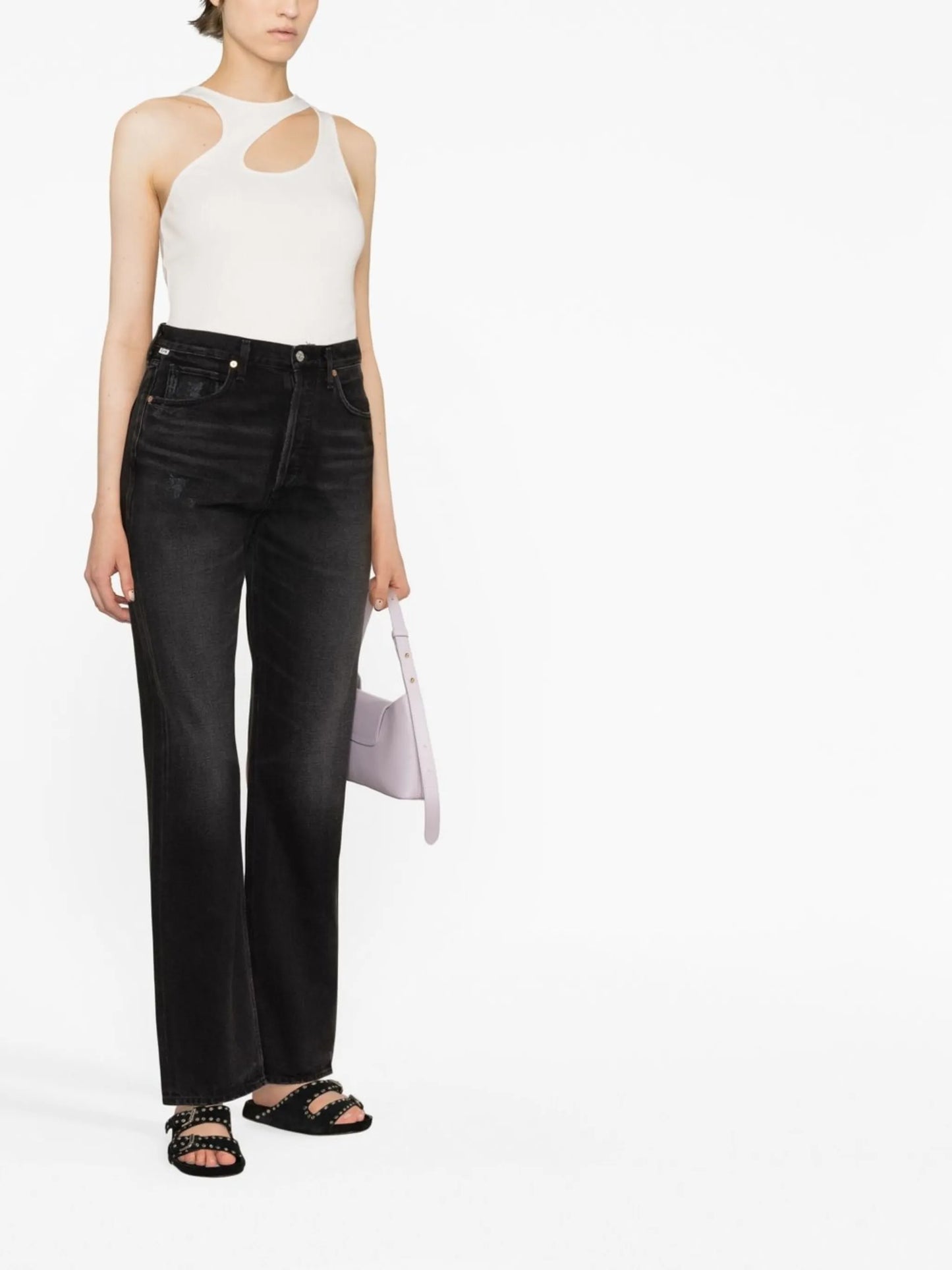 Eva high-rise baggy jeans