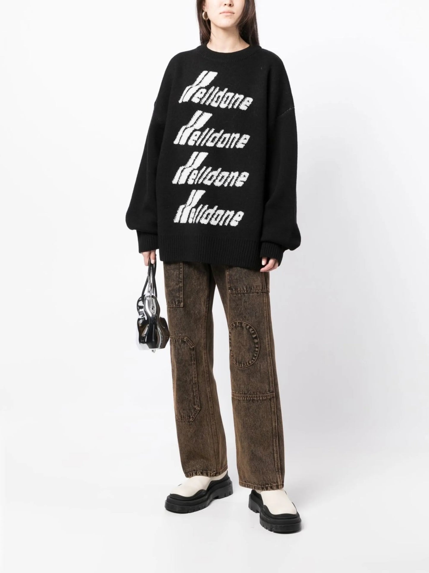 logo-embroidered jumper