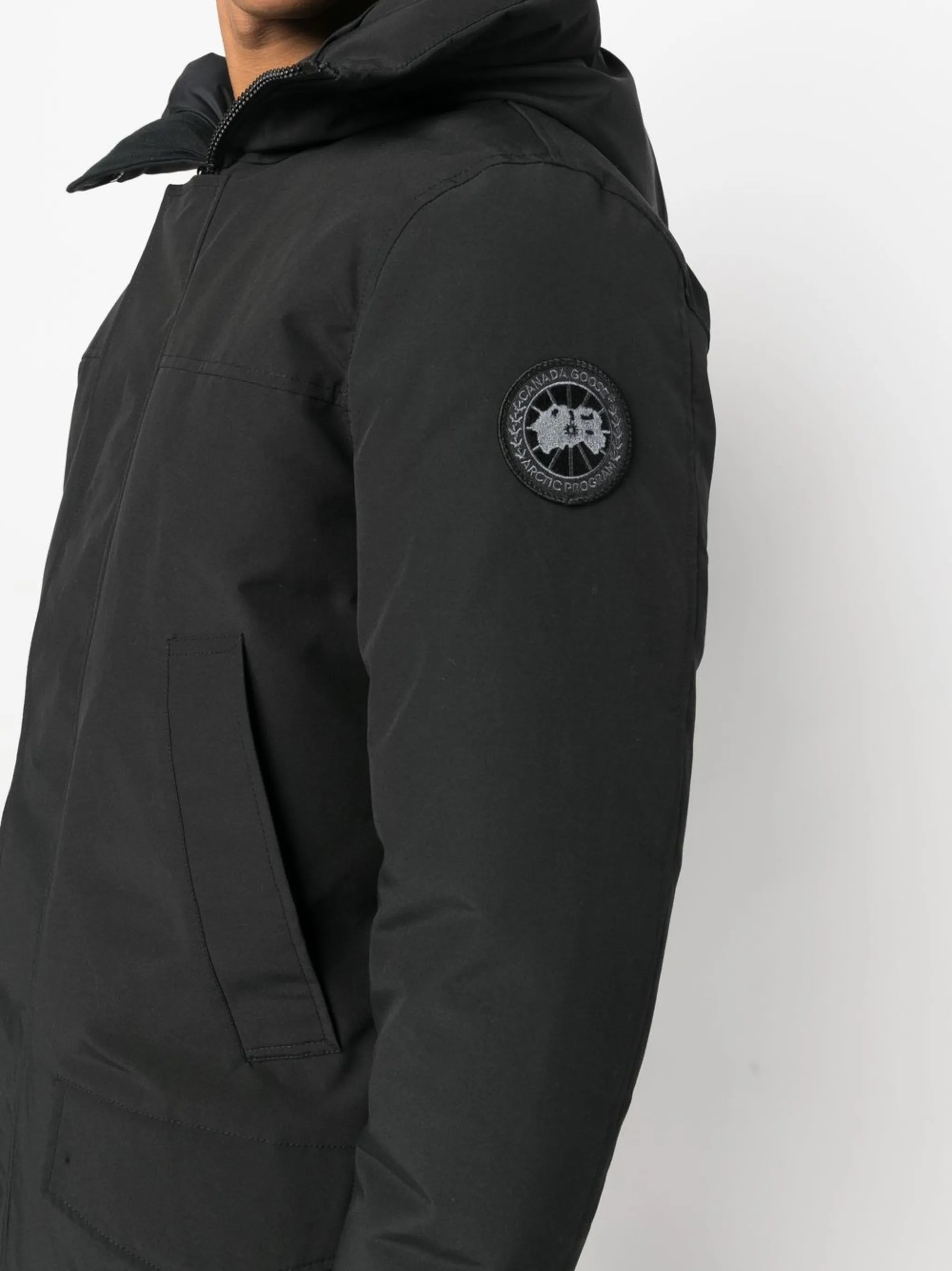 Langford hooded down coat