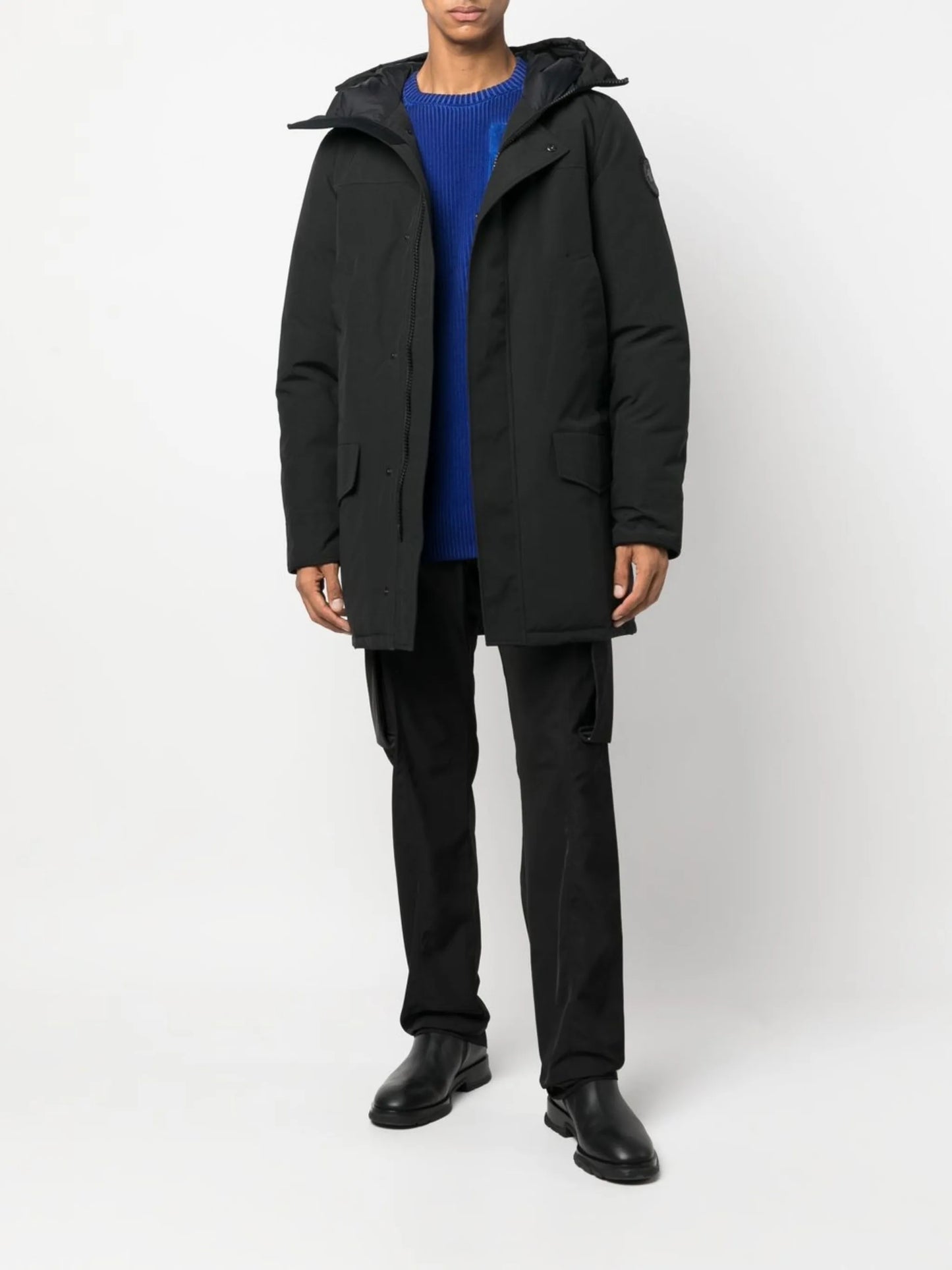 Langford hooded down coat