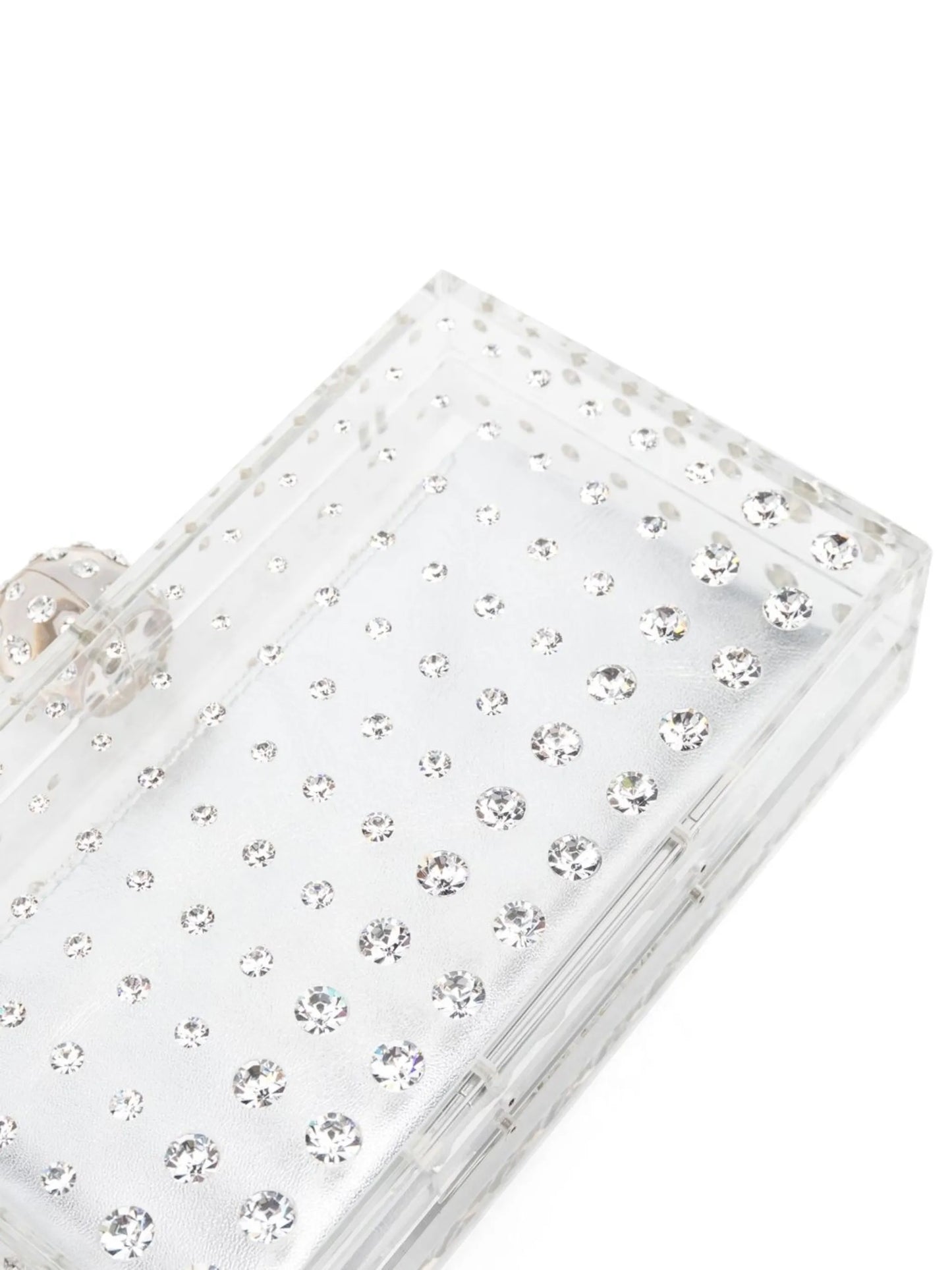 Tequila rhinestone-embellished clutch bag