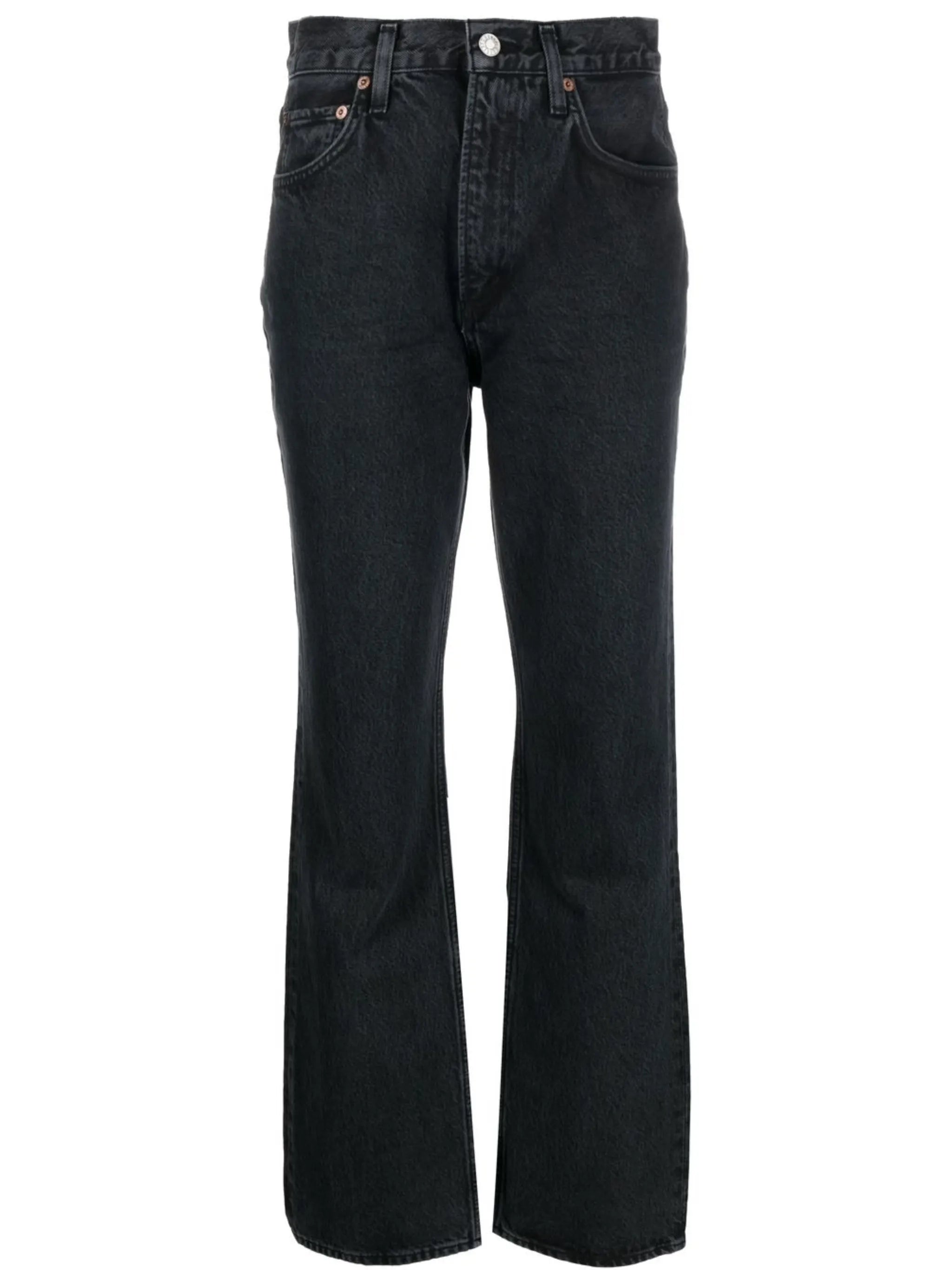 straight-leg jeans