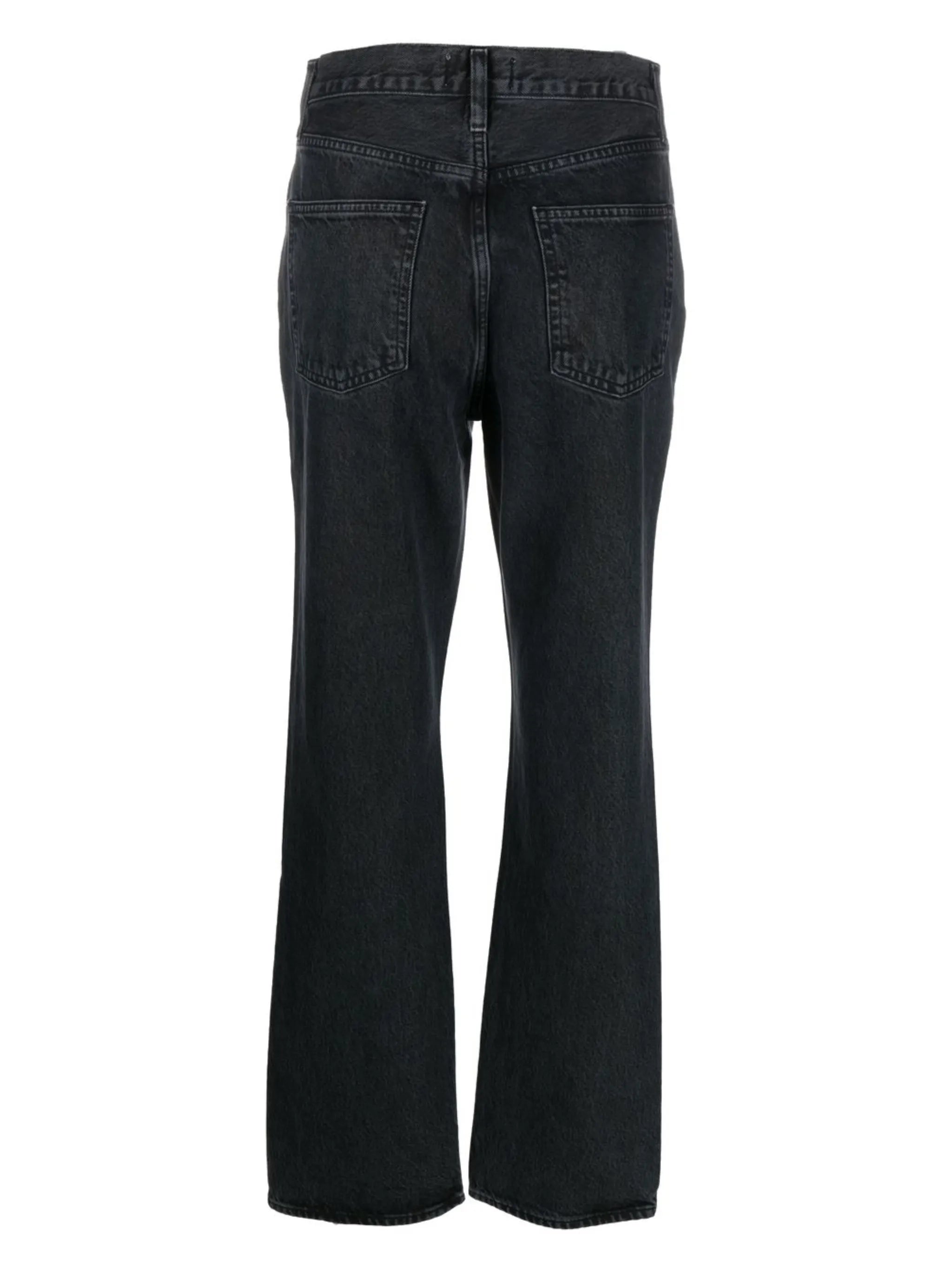 straight-leg jeans