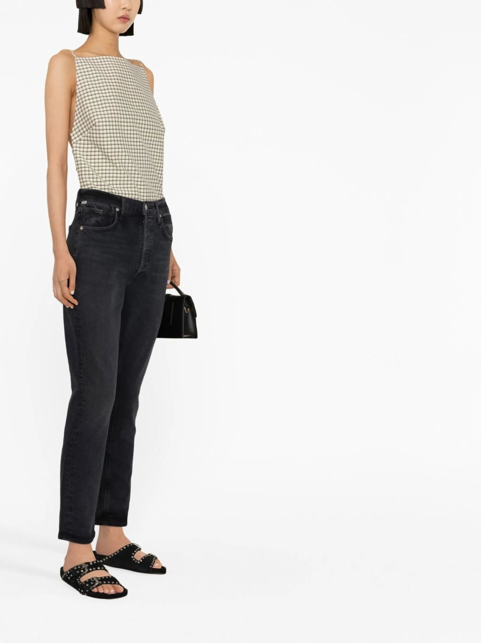 Charlotte high-rise straight jeans