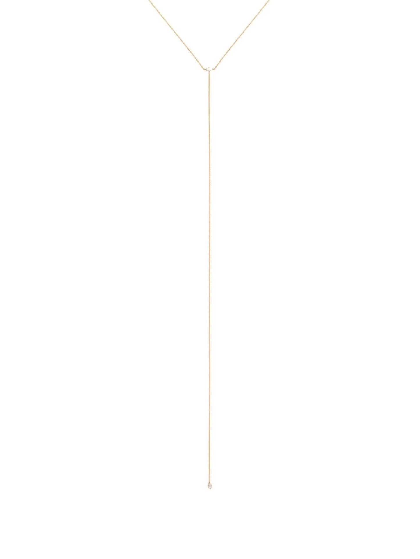 14kt yellow gold diamond necklace