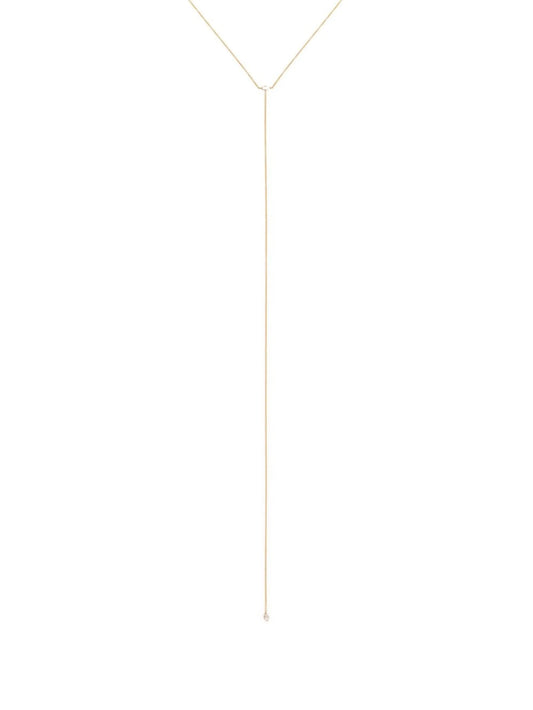 14kt yellow gold diamond necklace