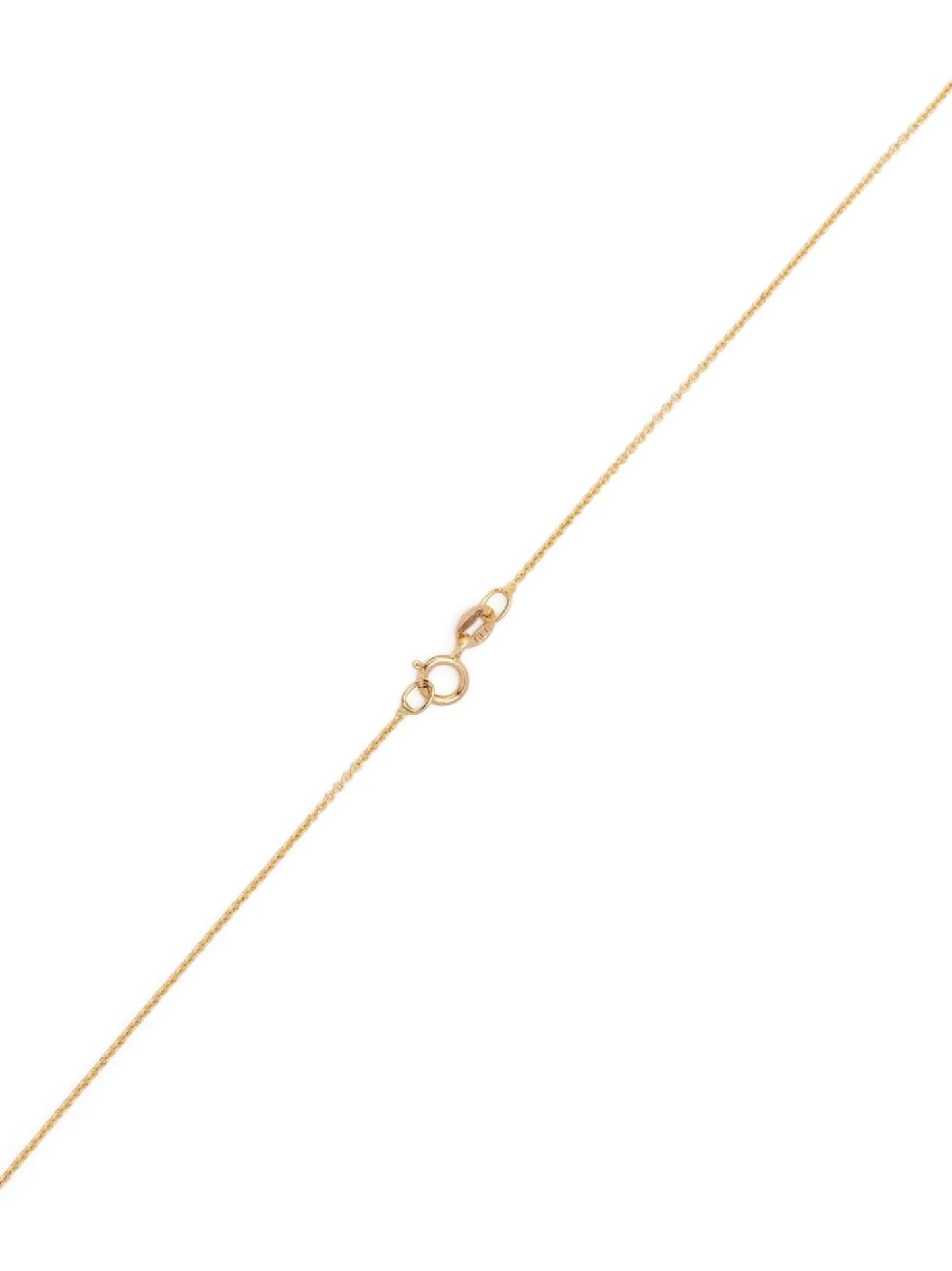 14kt yellow gold diamond necklace
