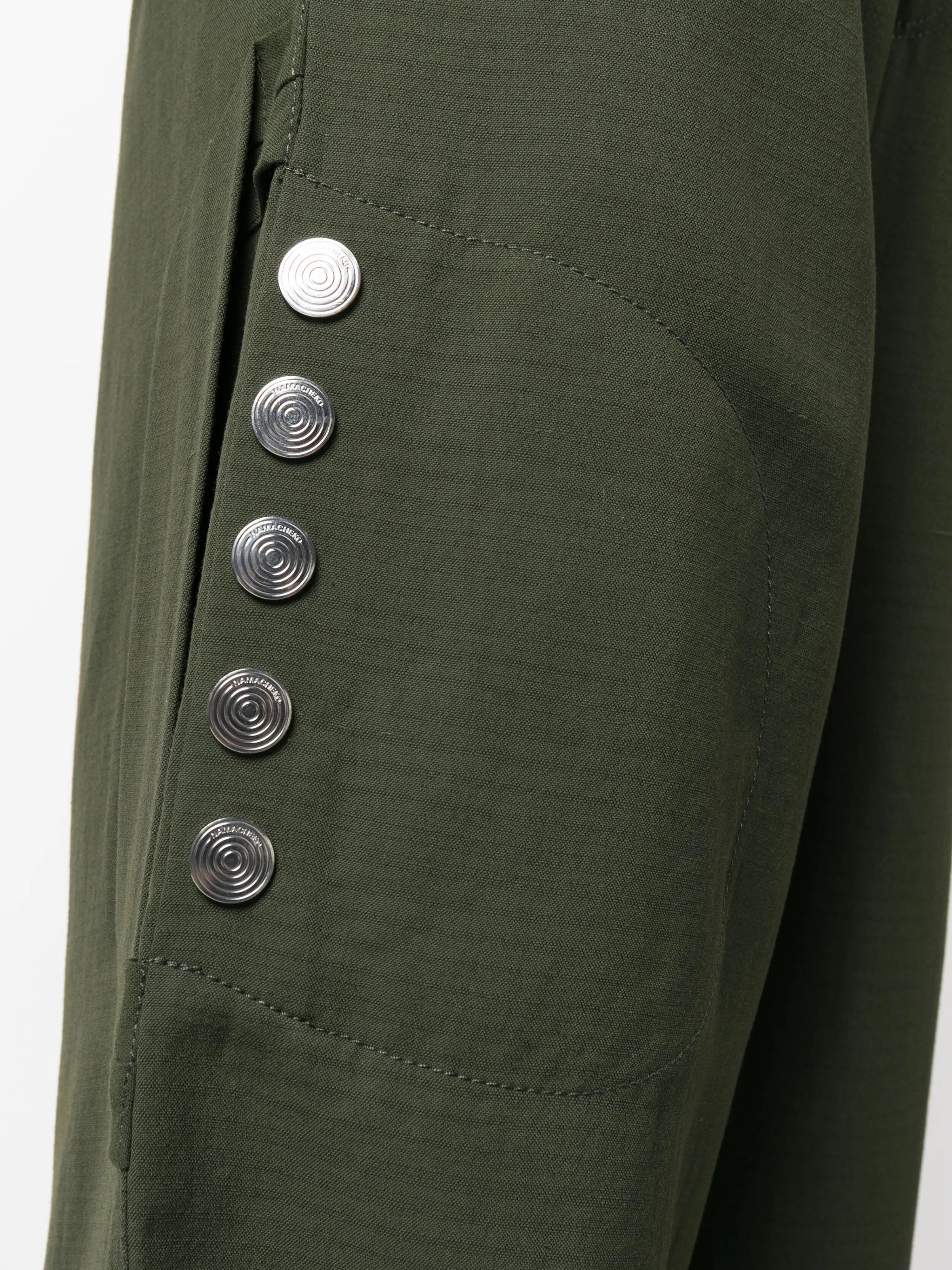 high-waist wide-leg trousers