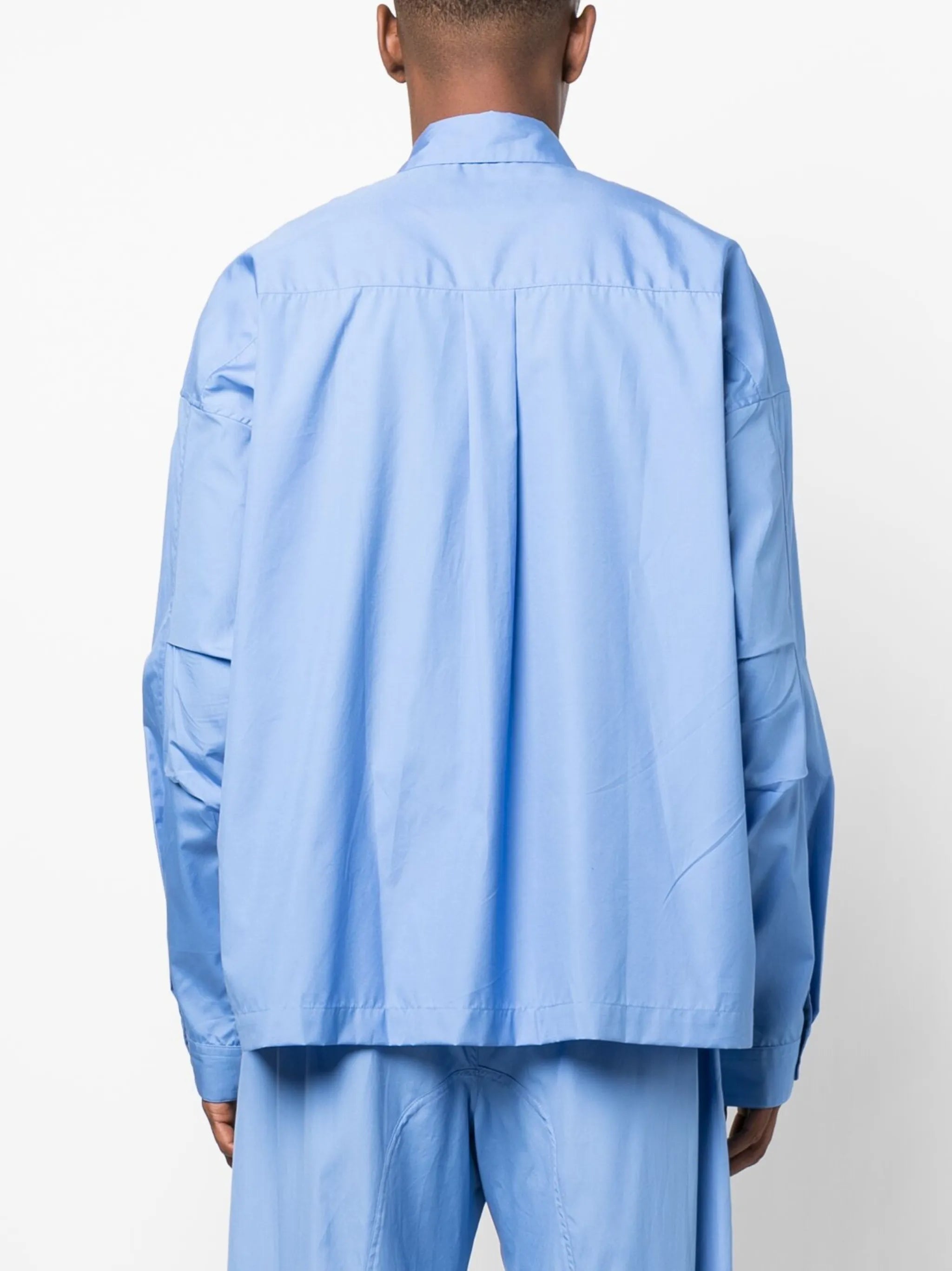 classic-collar cotton shirt