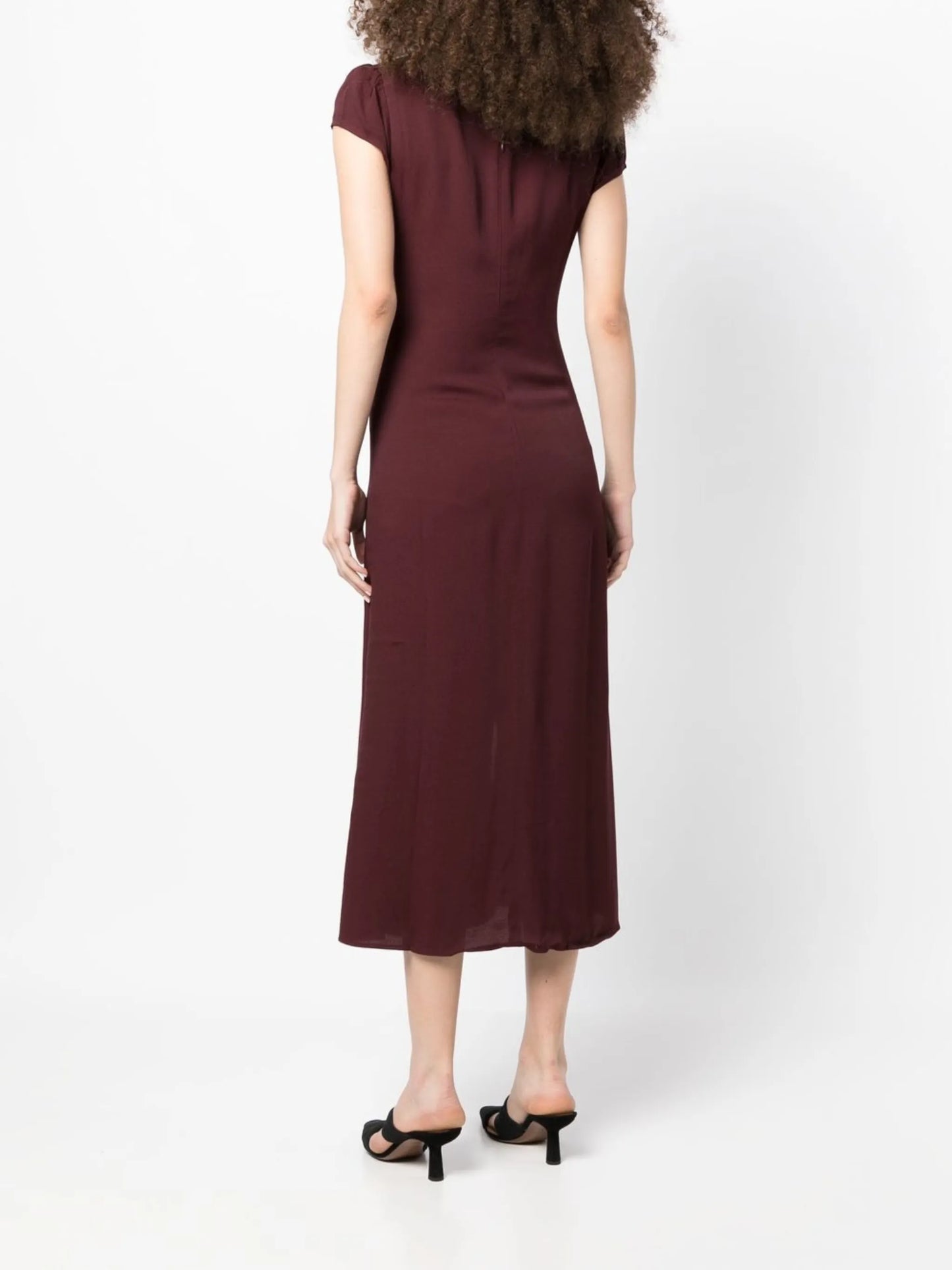 Frasier short-sleeve midi dress