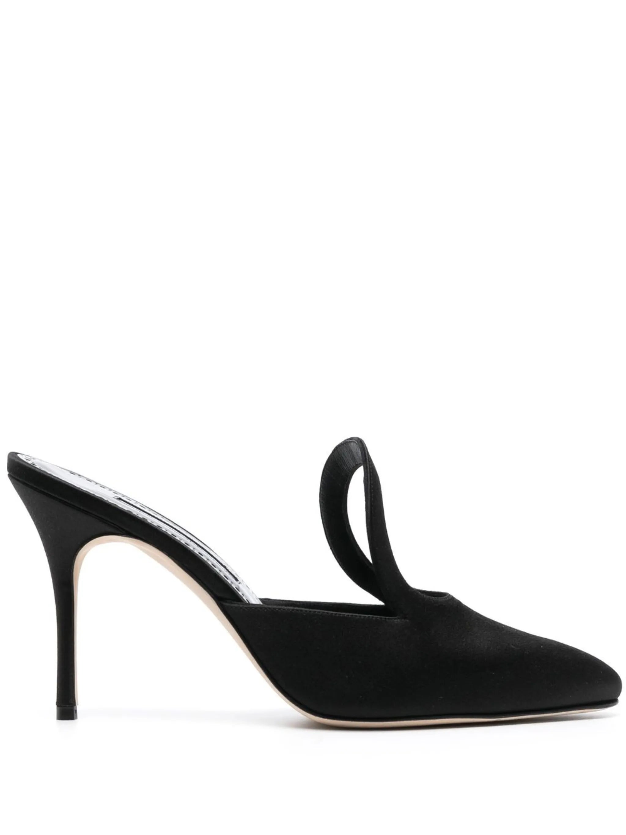 Fugati 100mm heeled mules