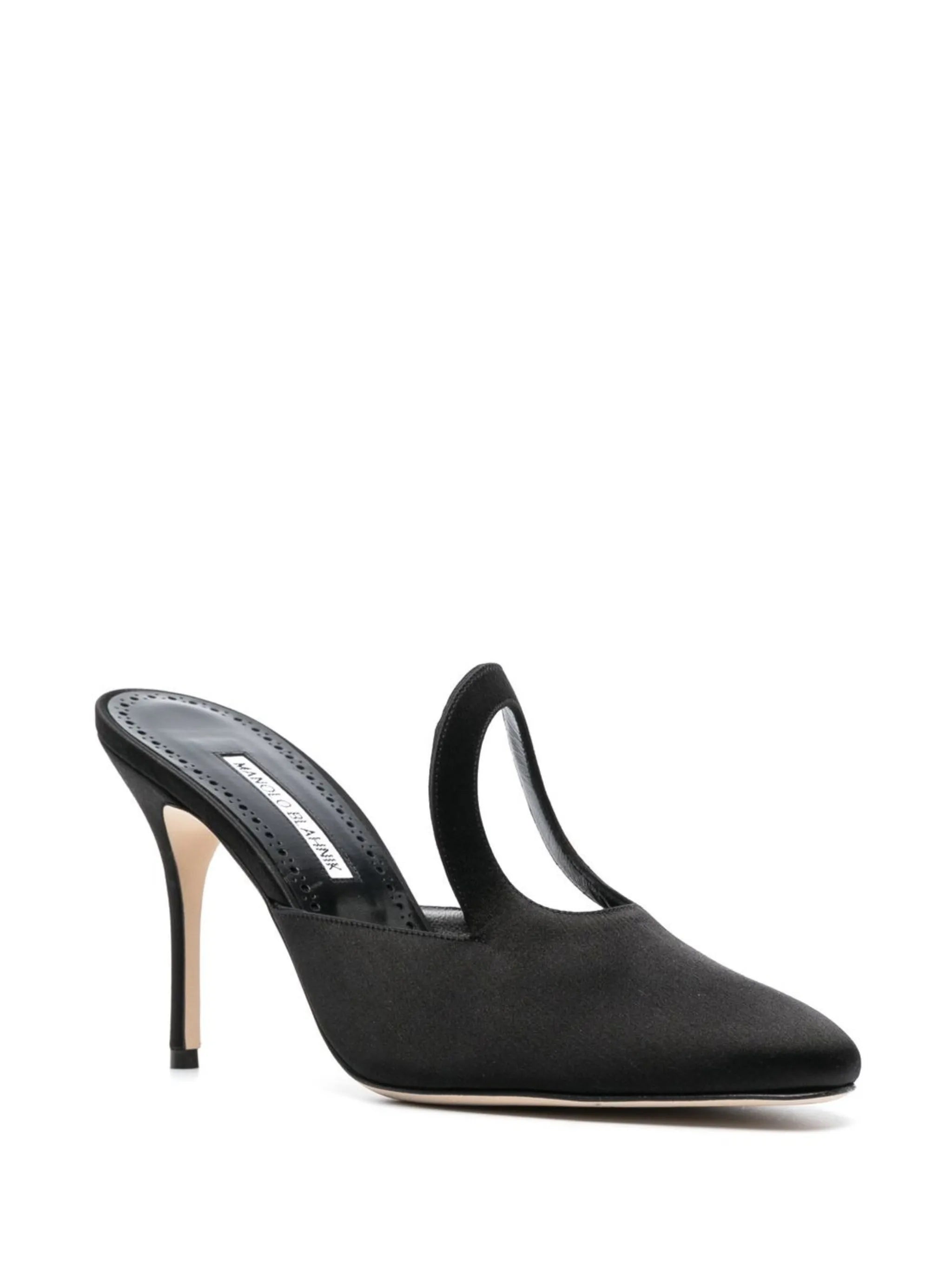 Fugati 100mm heeled mules