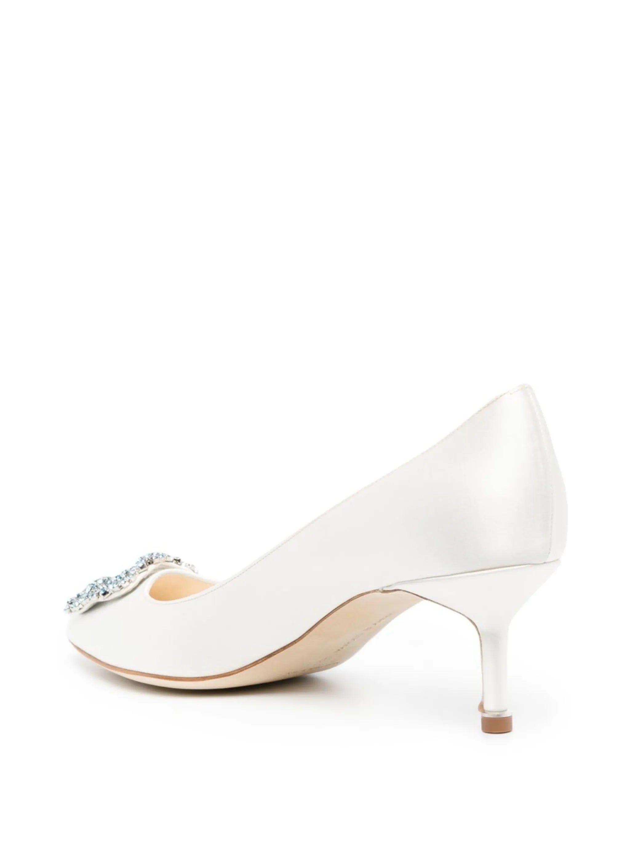 50mm Hangisi satin pumps