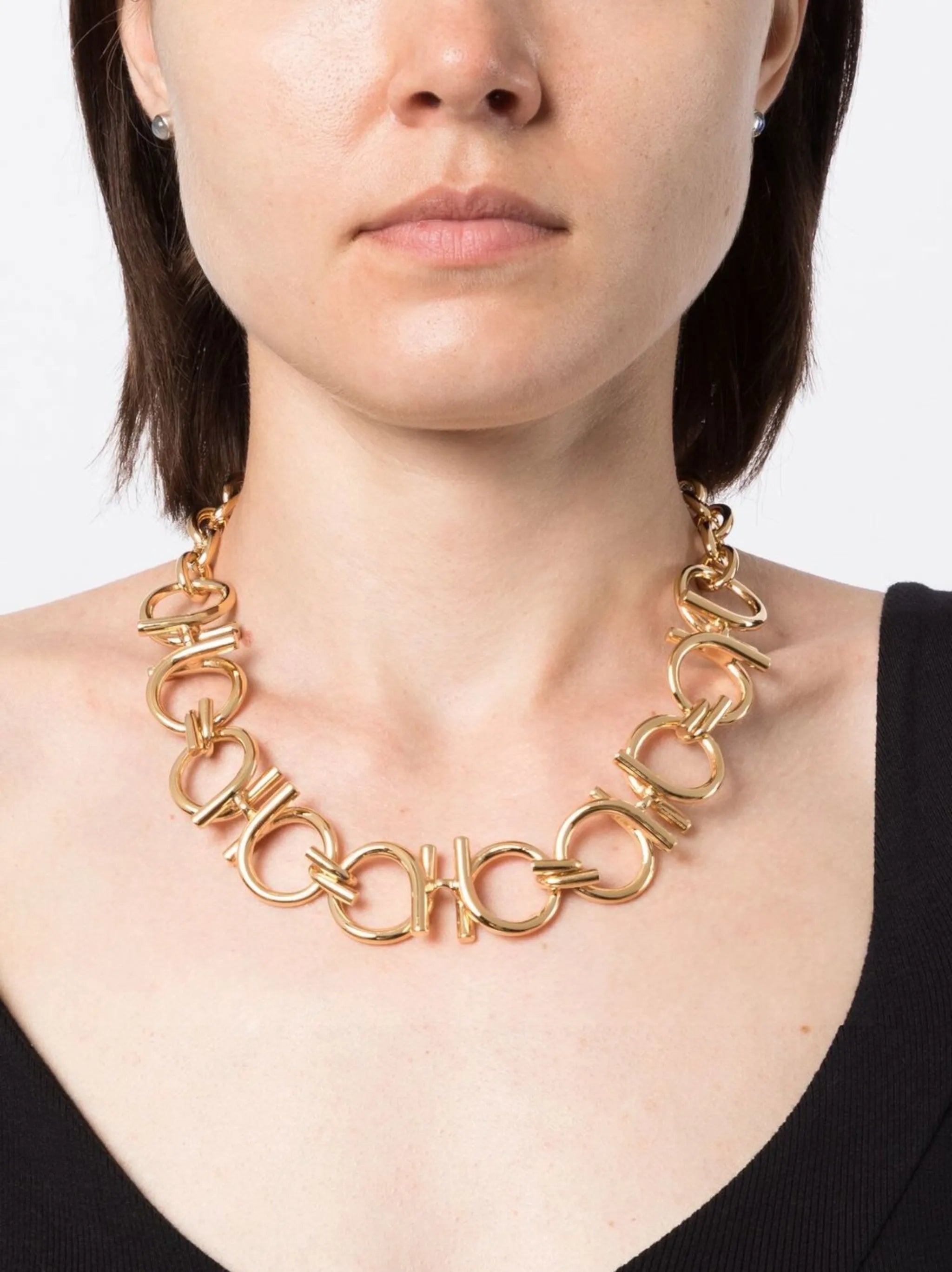 Gancini chain necklace